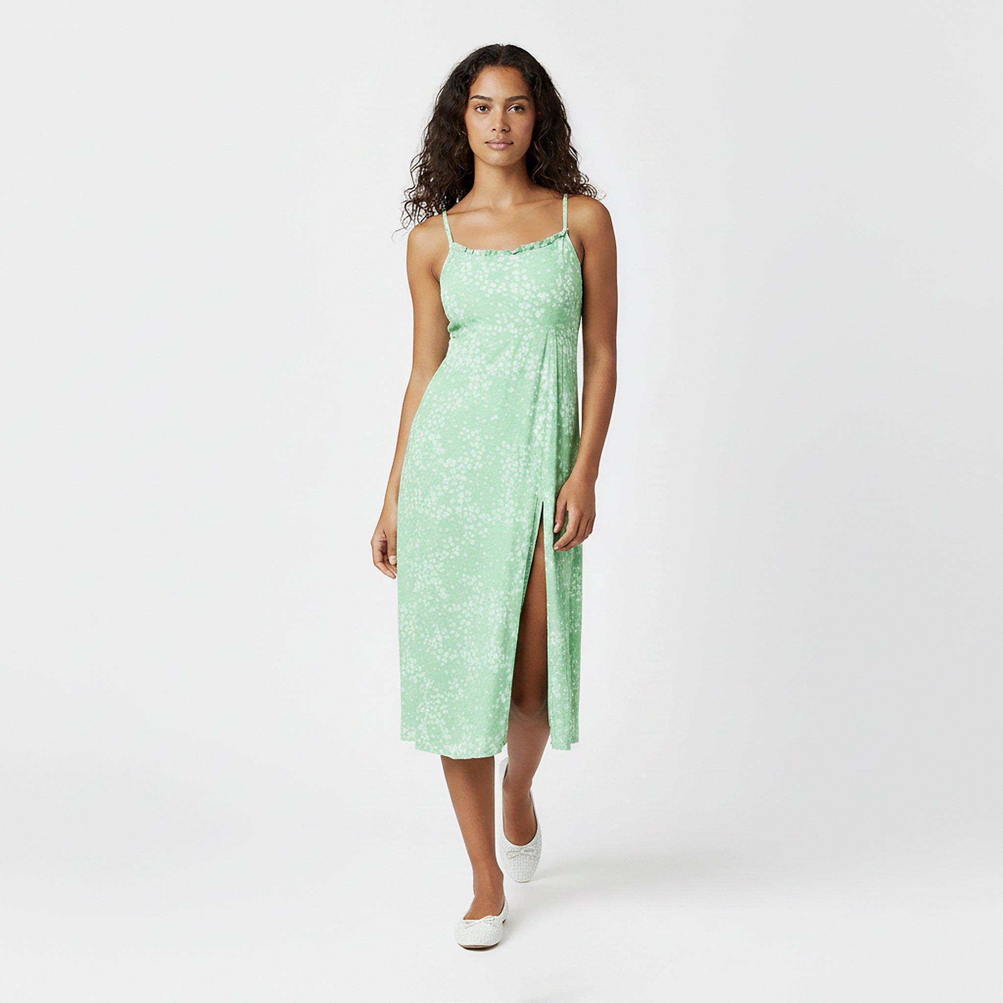 Green Ditsy - Jack Wills - Women's Midi Tea Dress - 5