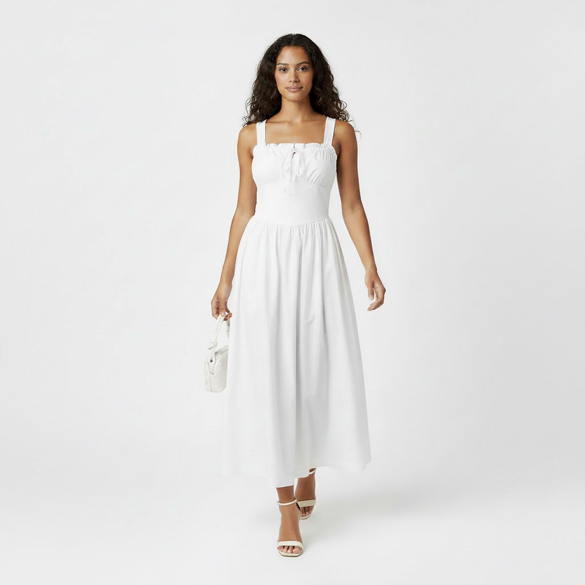 Hvid - Jack Wills - Women's Midi Tea Dress - 5