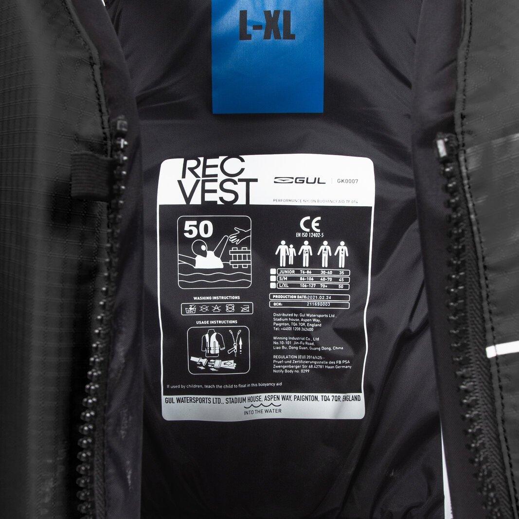 Black - Gul - Recreation Vest - 3