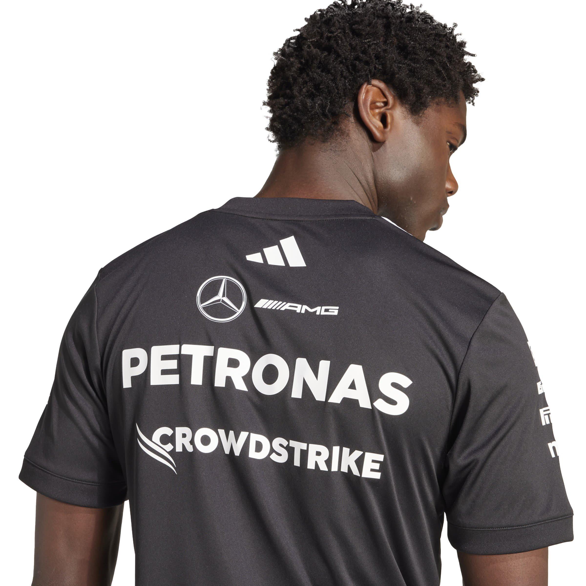 Preto/Branco - adidas - Mercedes AMG Petronas Formula One Team Driver Shirt Mens - 6