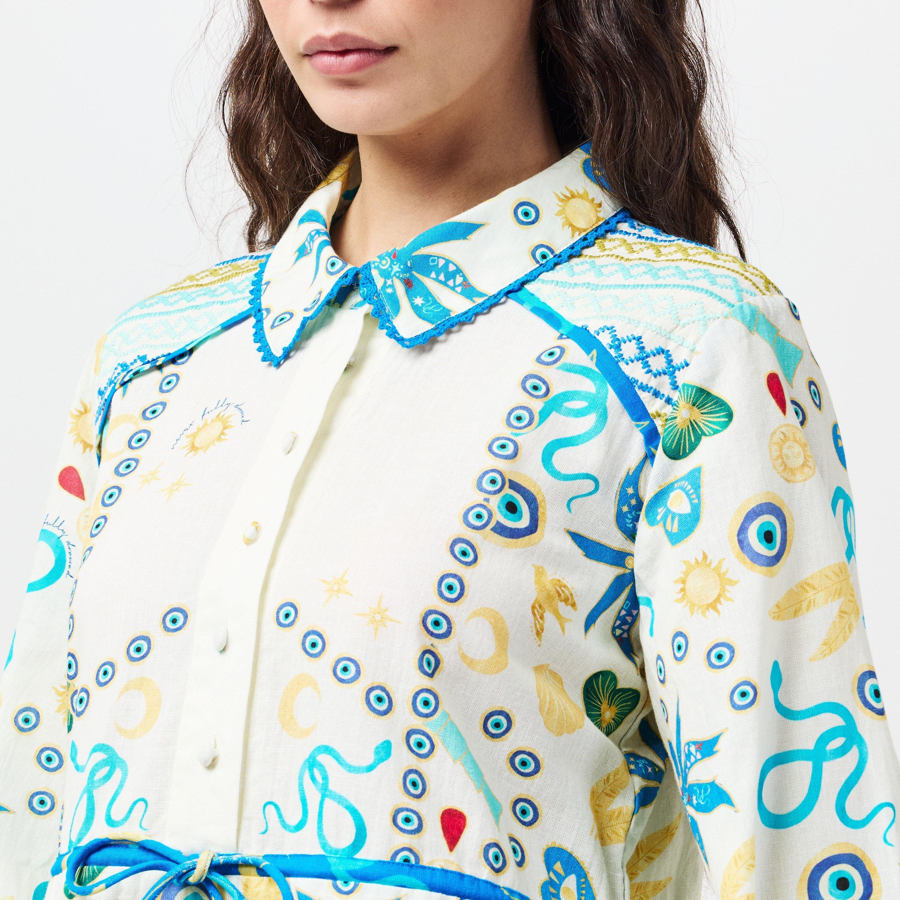 Cream - Never Fully Dressed - Women's Charms Savannah Shirt Dress - 5