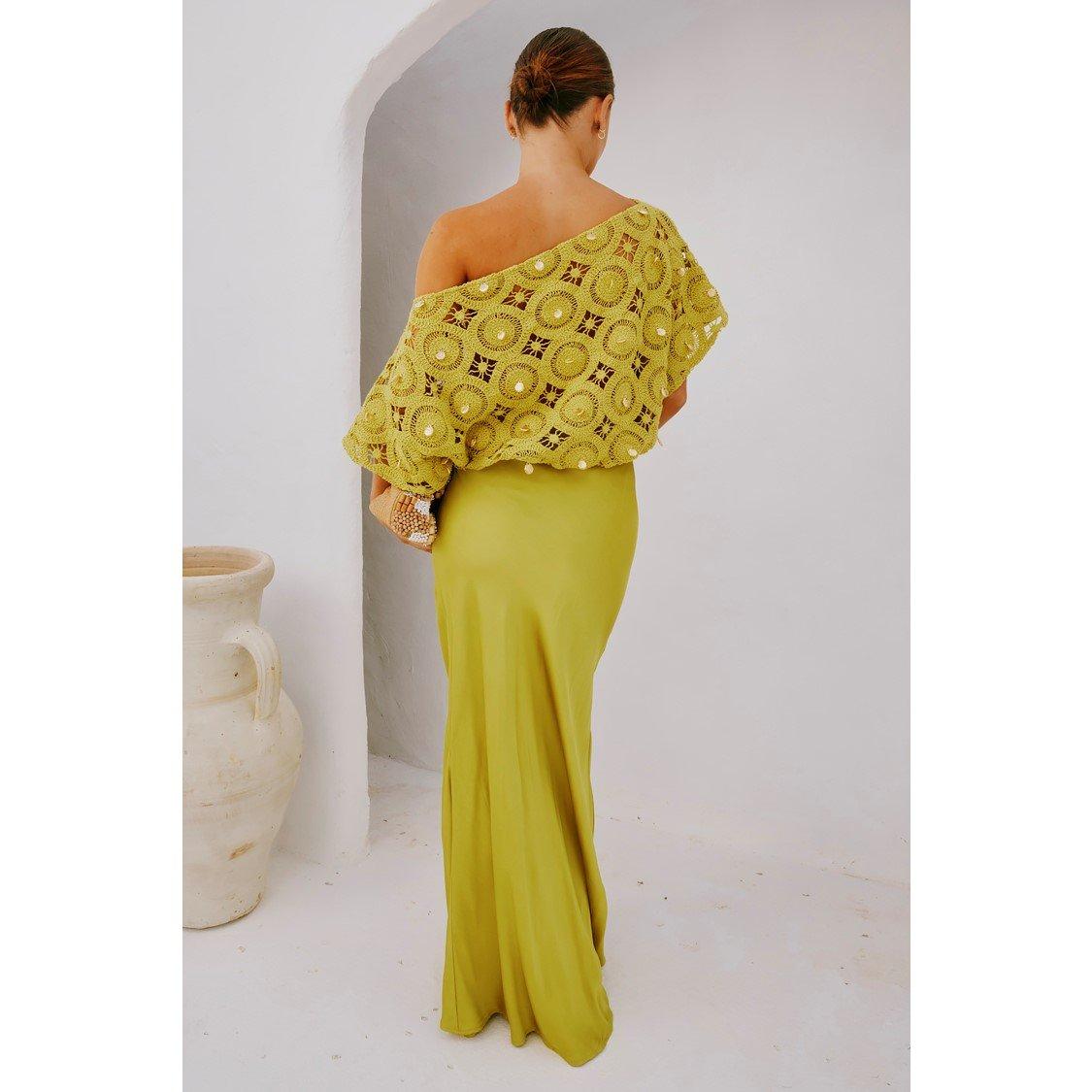 Green - Never Fully Dressed - Women's Shell Tilly Maxi Dress - 3