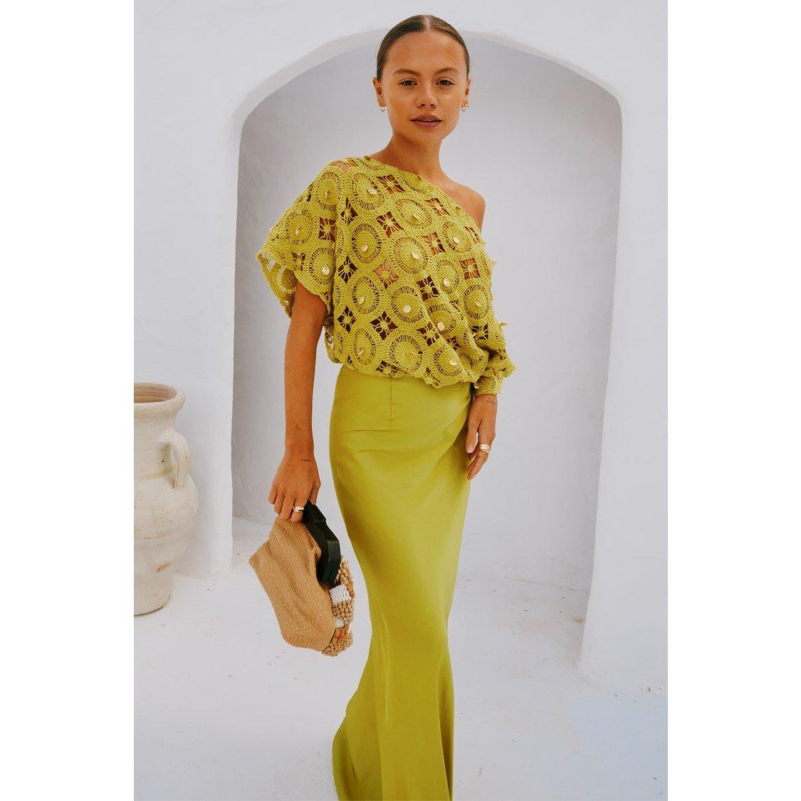 Green - Never Fully Dressed - Women's Shell Tilly Maxi Dress - 8