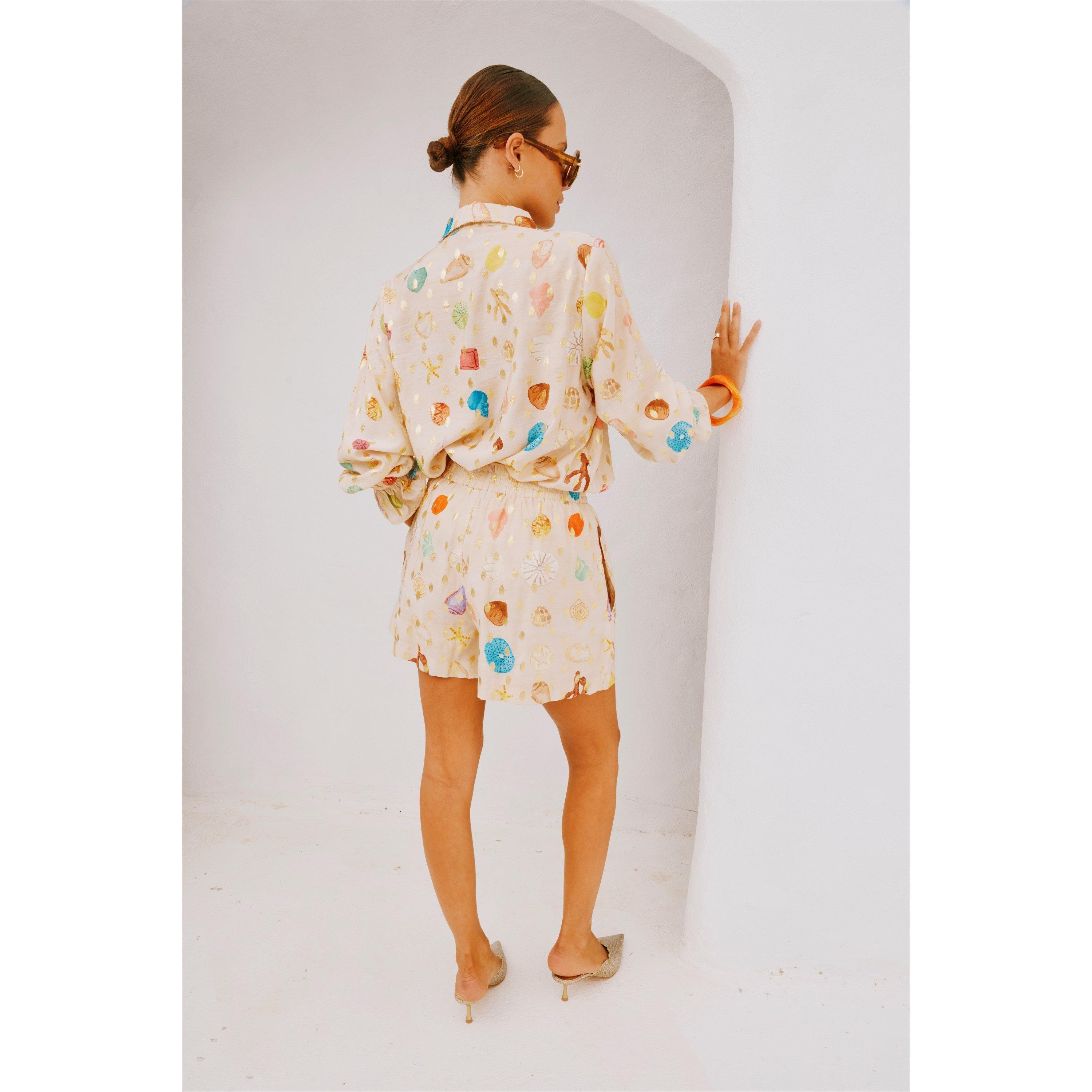 Cream - Never Fully Dressed - Women's Shell Geanie Long-Sleeve Patterned Shirt - 11