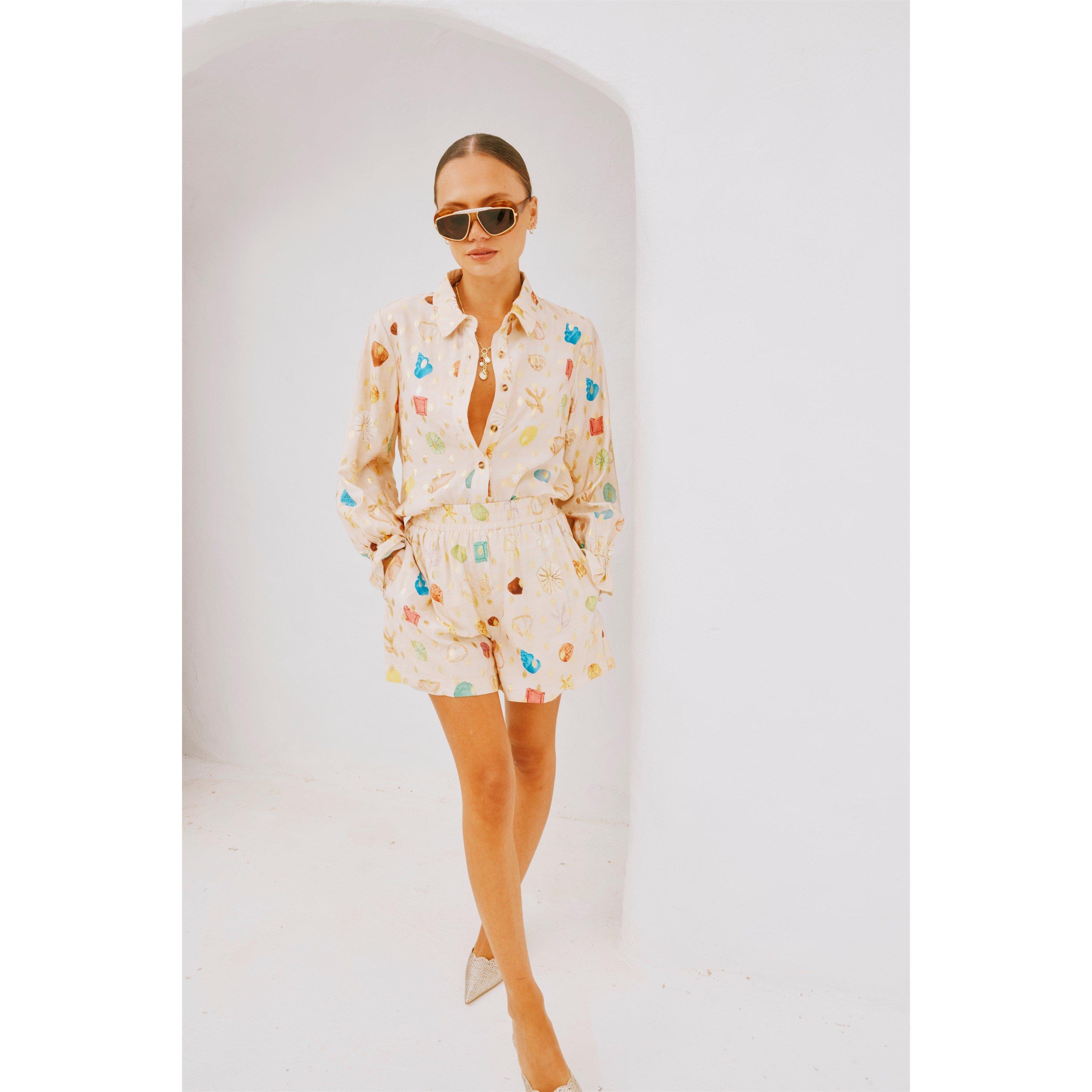 Cream - Never Fully Dressed - Women's Shell Geanie Long-Sleeve Patterned Shirt - 4