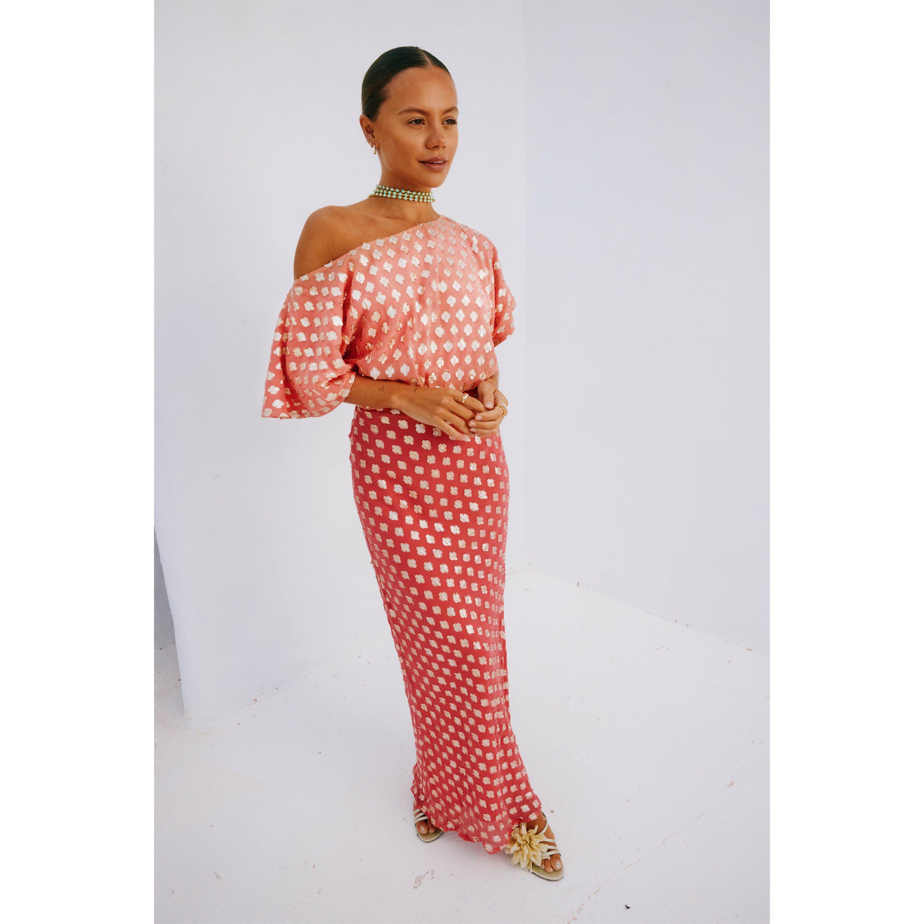 Pink - Never Fully Dressed - Women's Jacquard Tilly Maxi Dress - 2