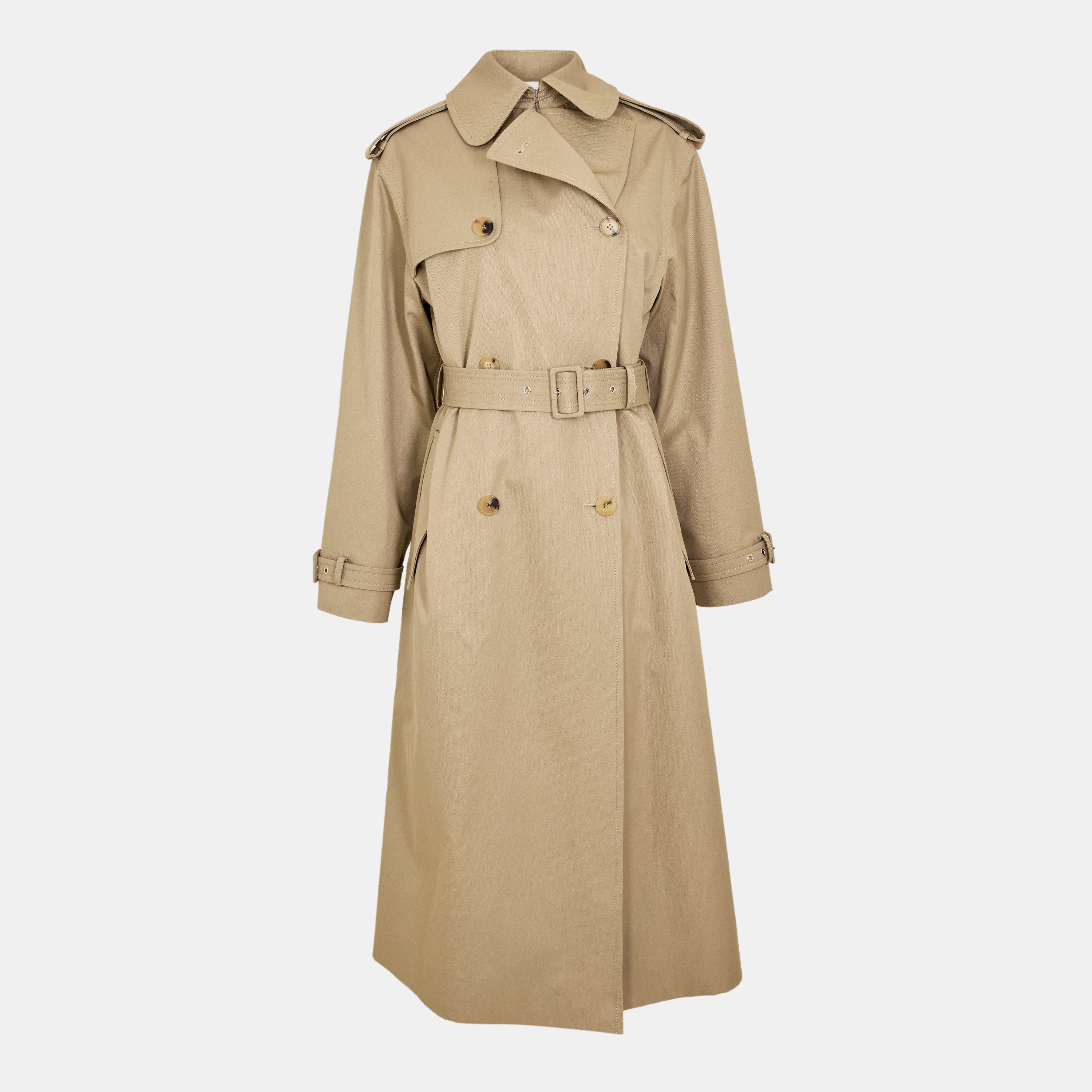 Alexander Mcqueen Women's Alex Belted Trench Coat - Beige - 8 (XS)