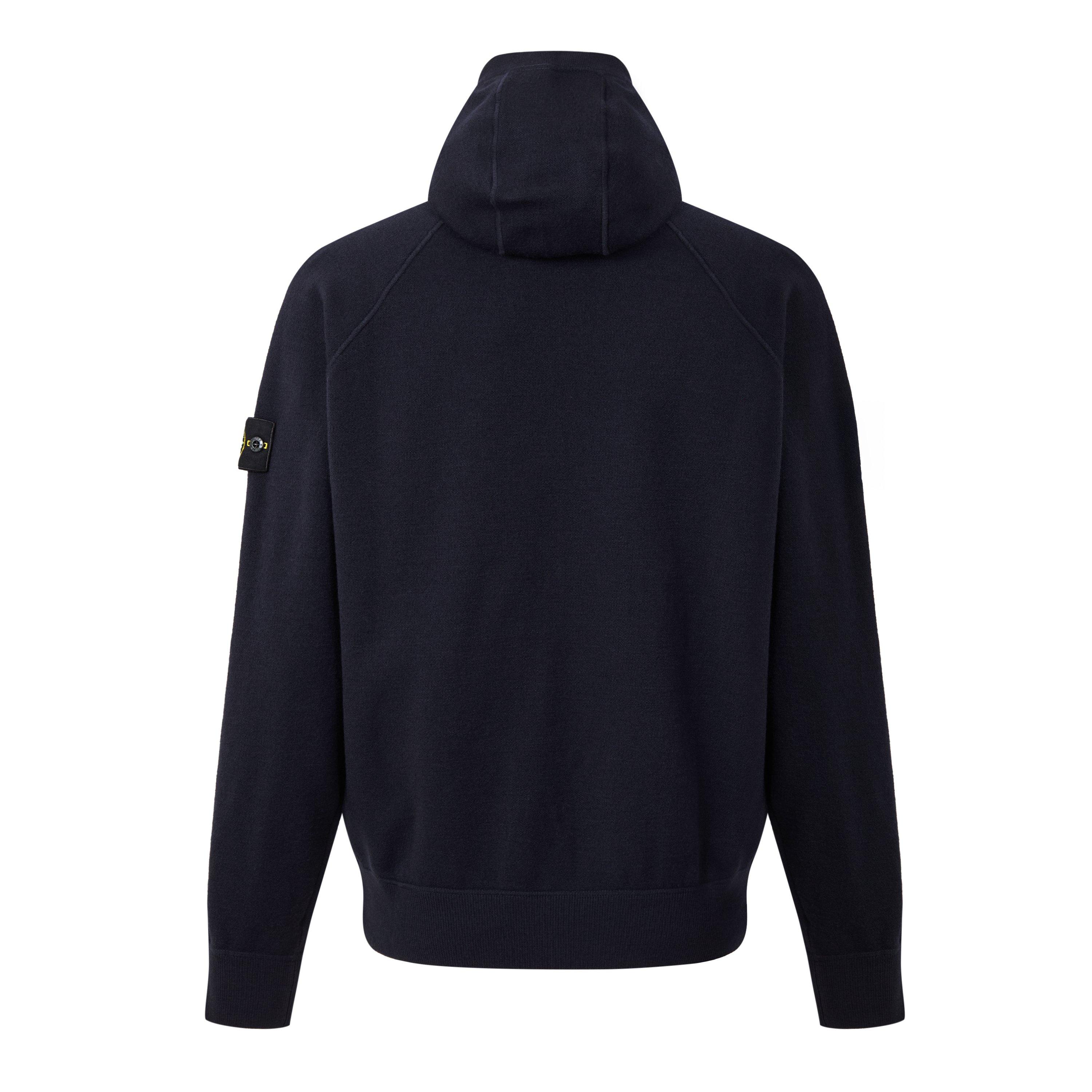 Navy V0020 - Stone Island - Stone Knt Hoody Sn64 - 2