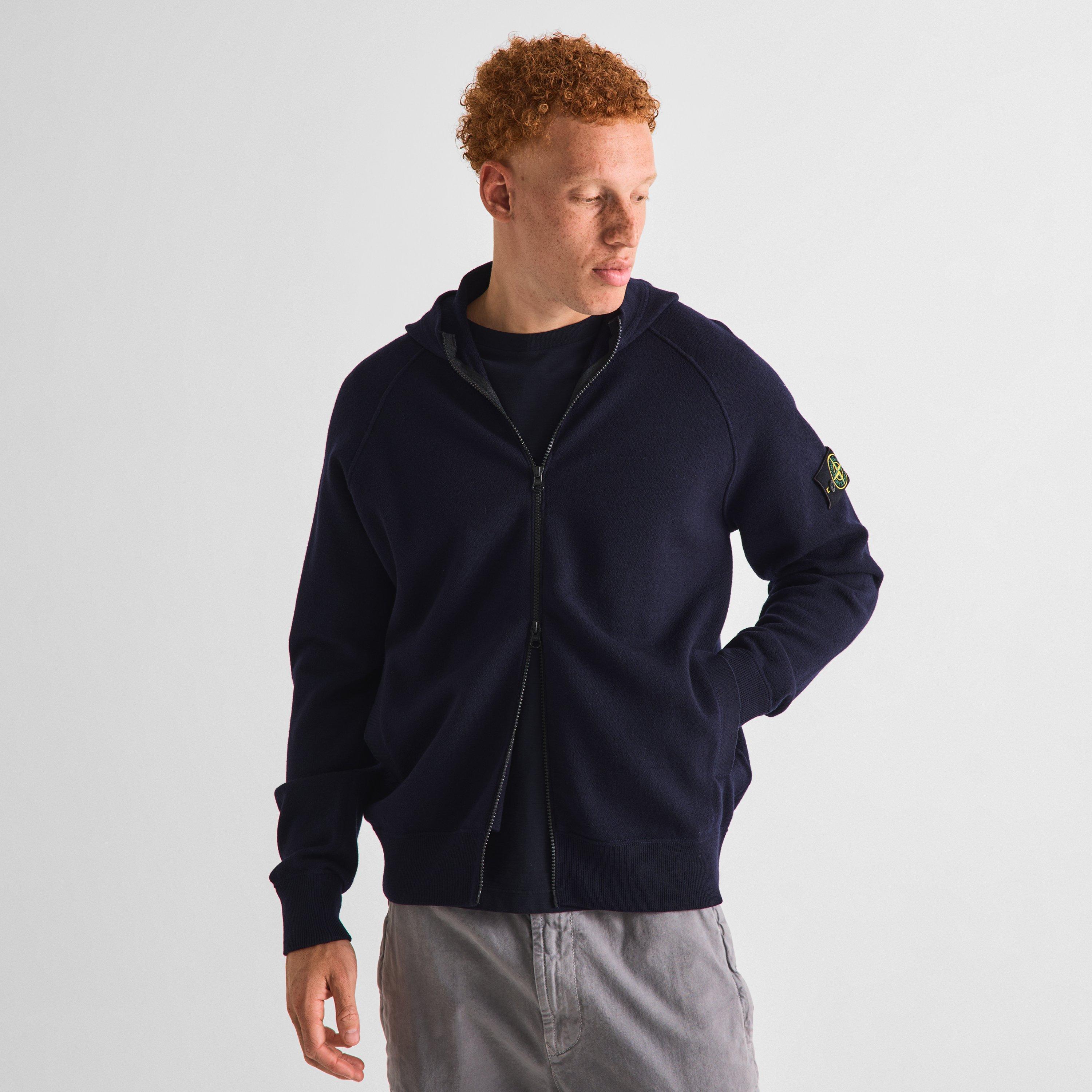 Navy V0020 - Stone Island - Stone Knt Hoody Sn64 - 3