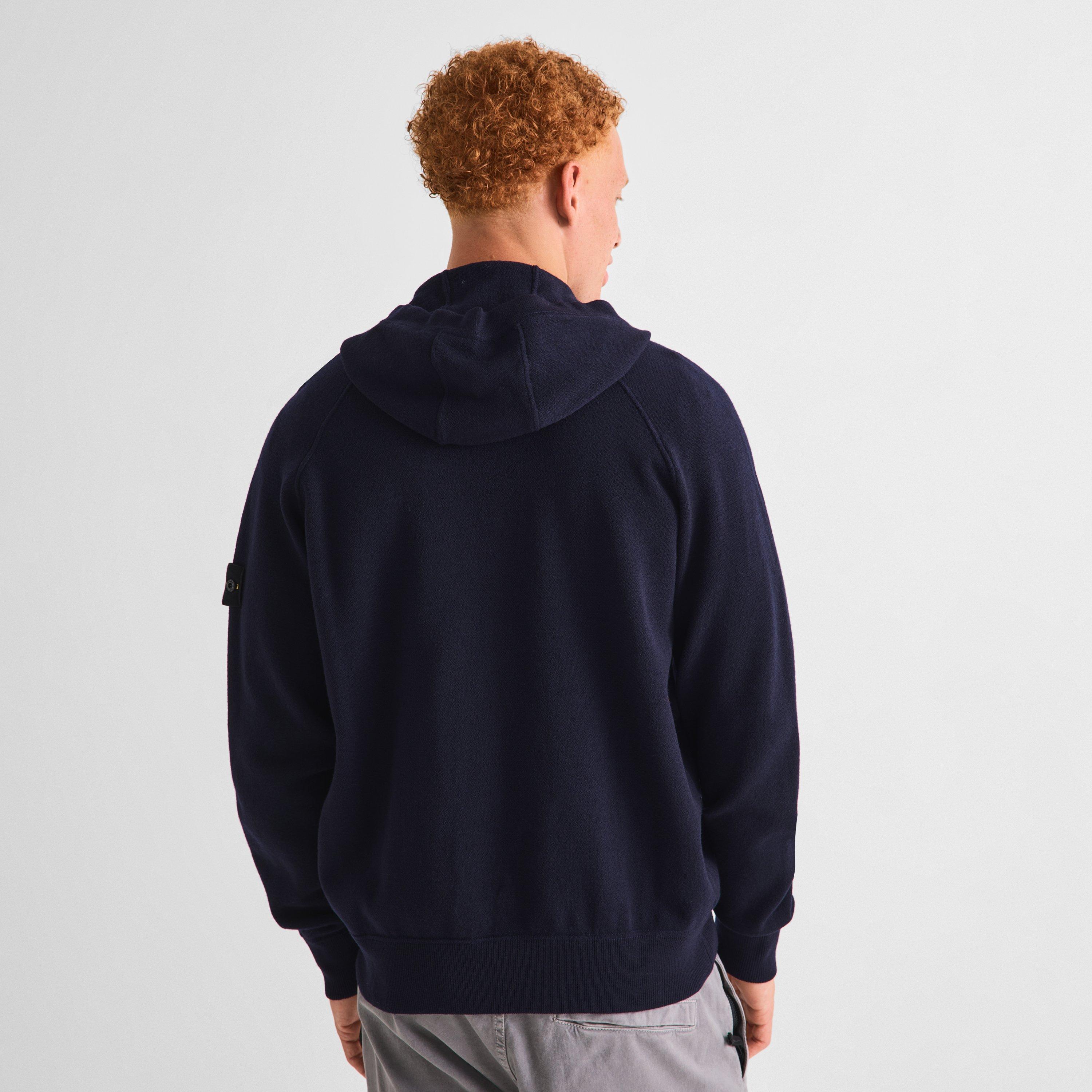 Navy V0020 - Stone Island - Stone Knt Hoody Sn64 - 4