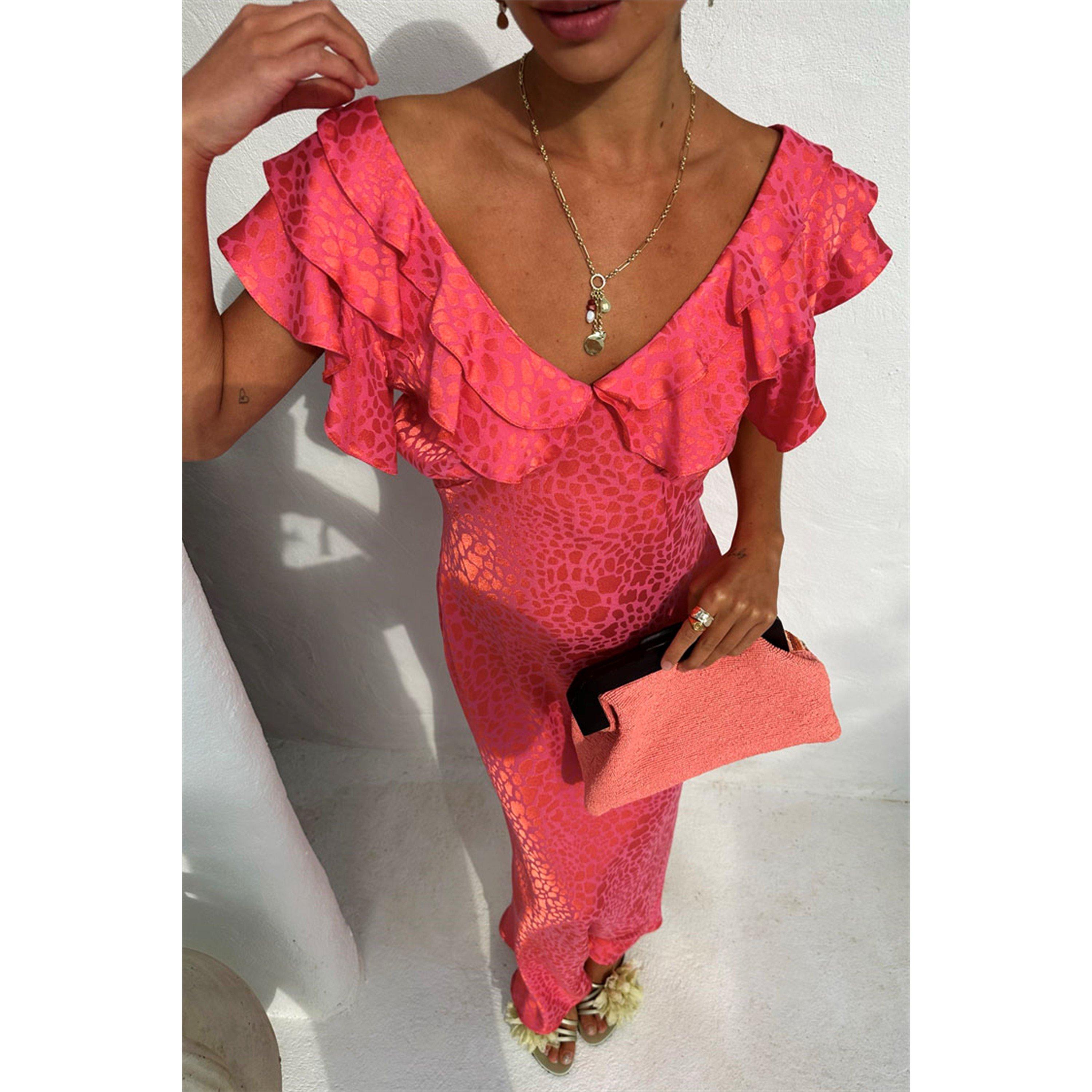 Pink - Never Fully Dressed - Women's Tilda Maxi Dress - 7