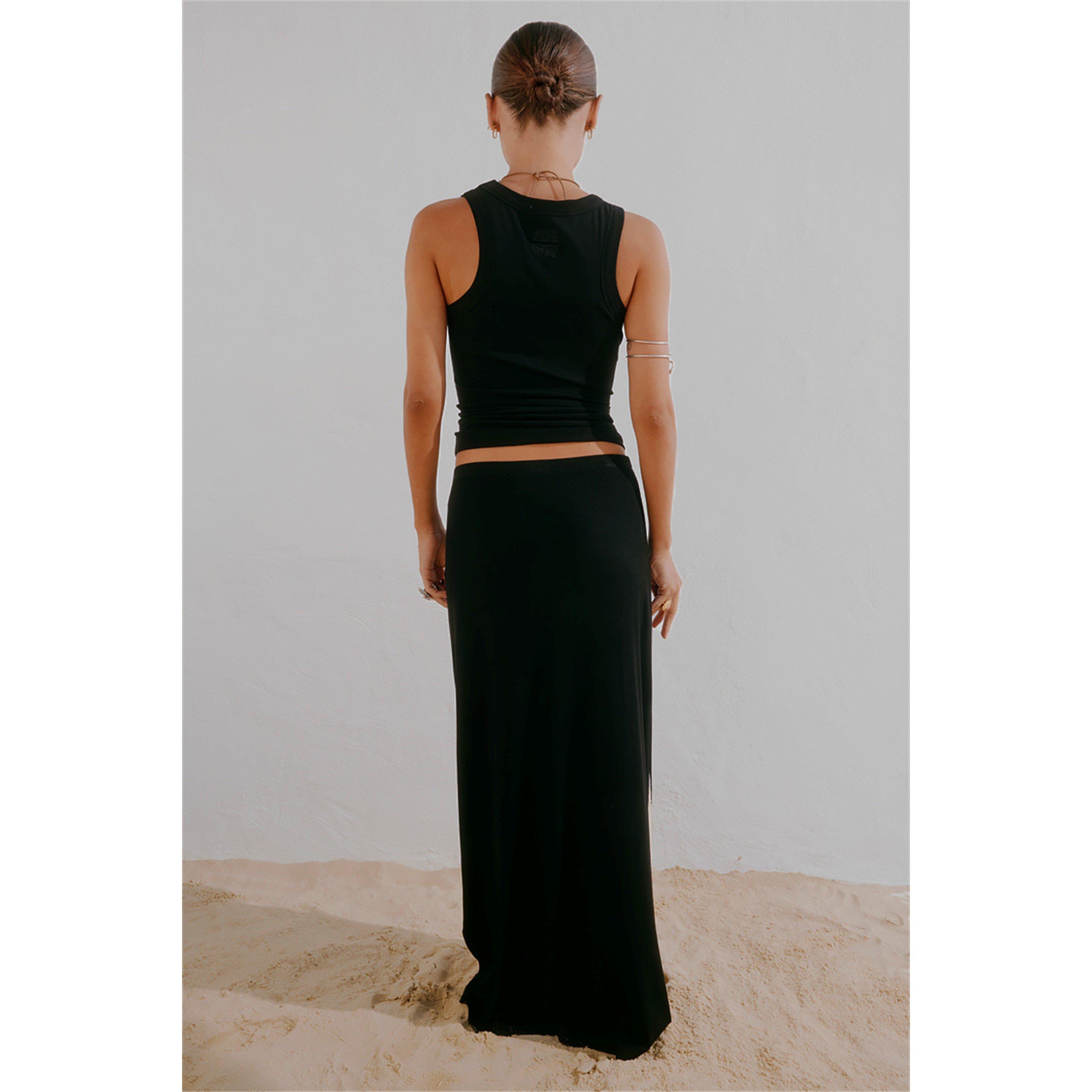 Black - Never Fully Dressed - Women's Sol Dorris Slip Skirt - 9