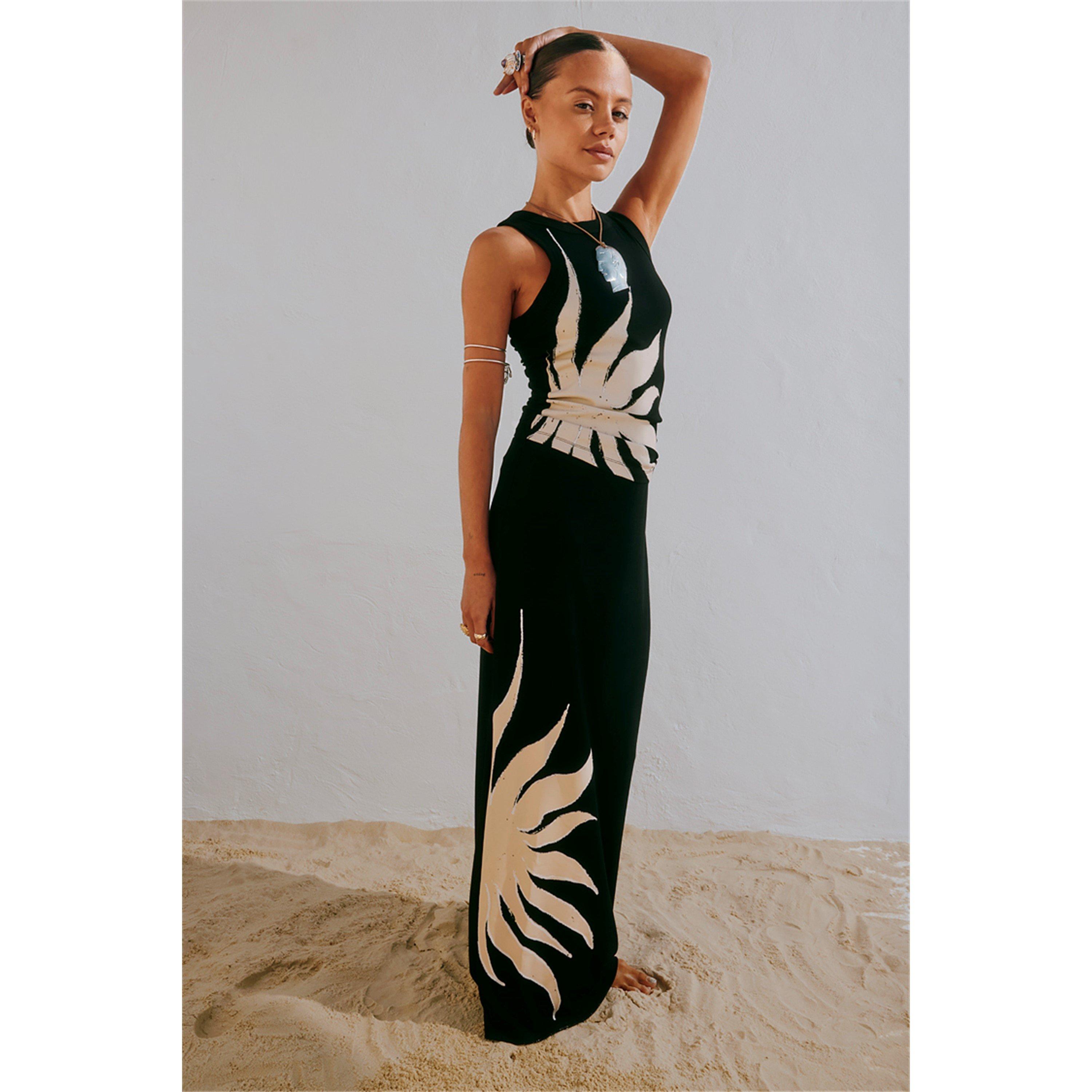 Black - Never Fully Dressed - Women's Sol Dorris Slip Skirt - 8