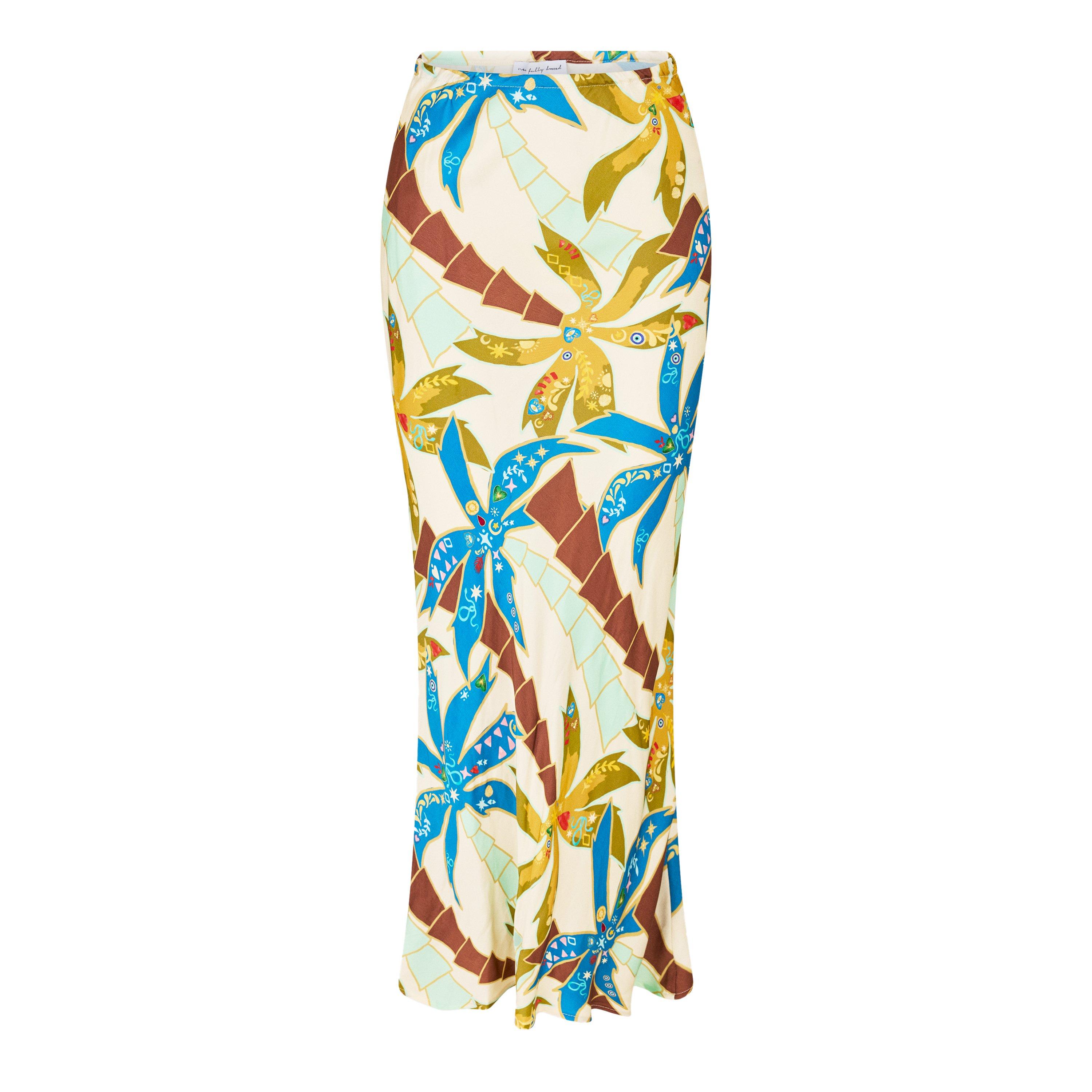 Never Fully Dressed Women's Palm Dorris Skirt - Blue - 18 (2XL)