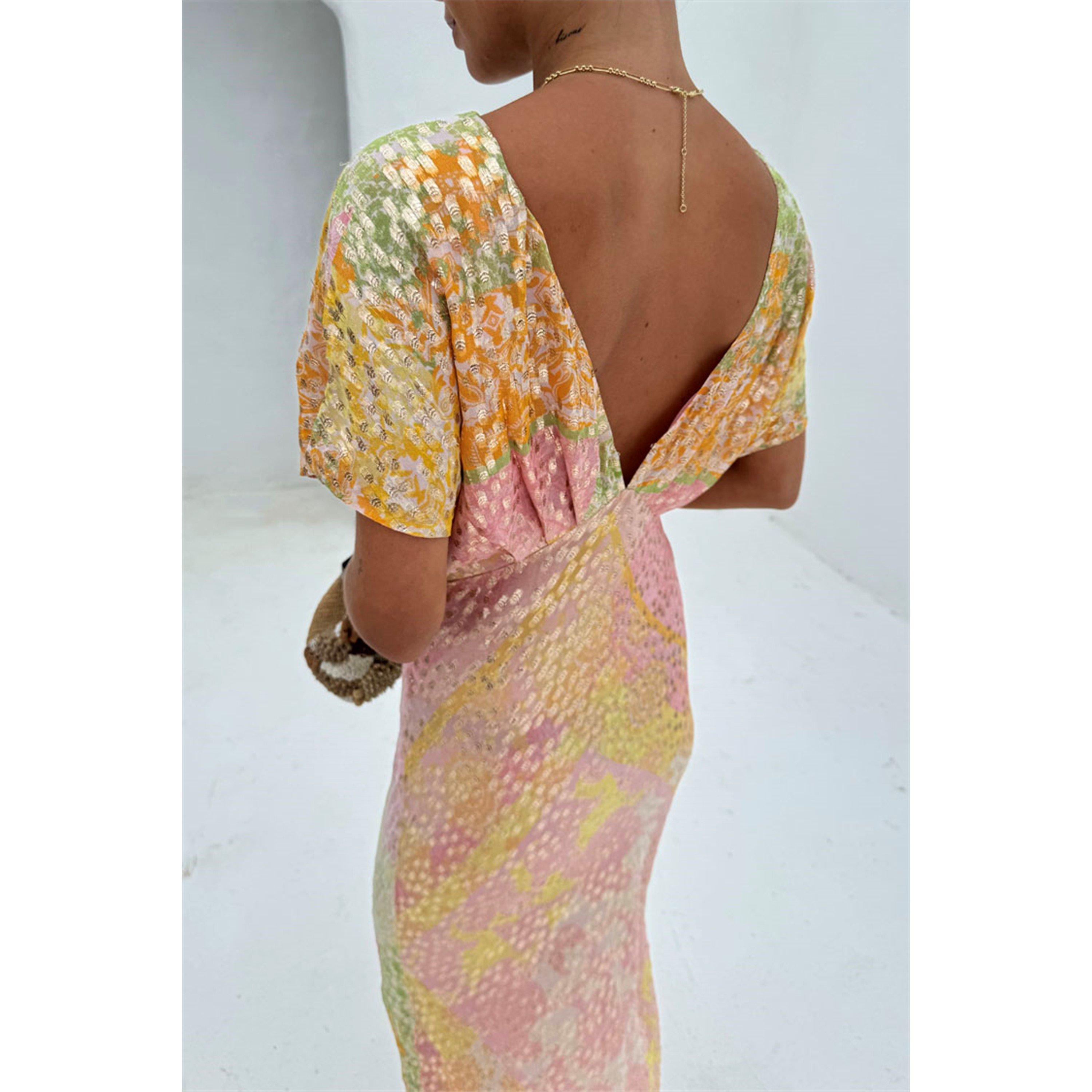 Pink - Never Fully Dressed - Women's Boho Elodie Maxi Dress - 5