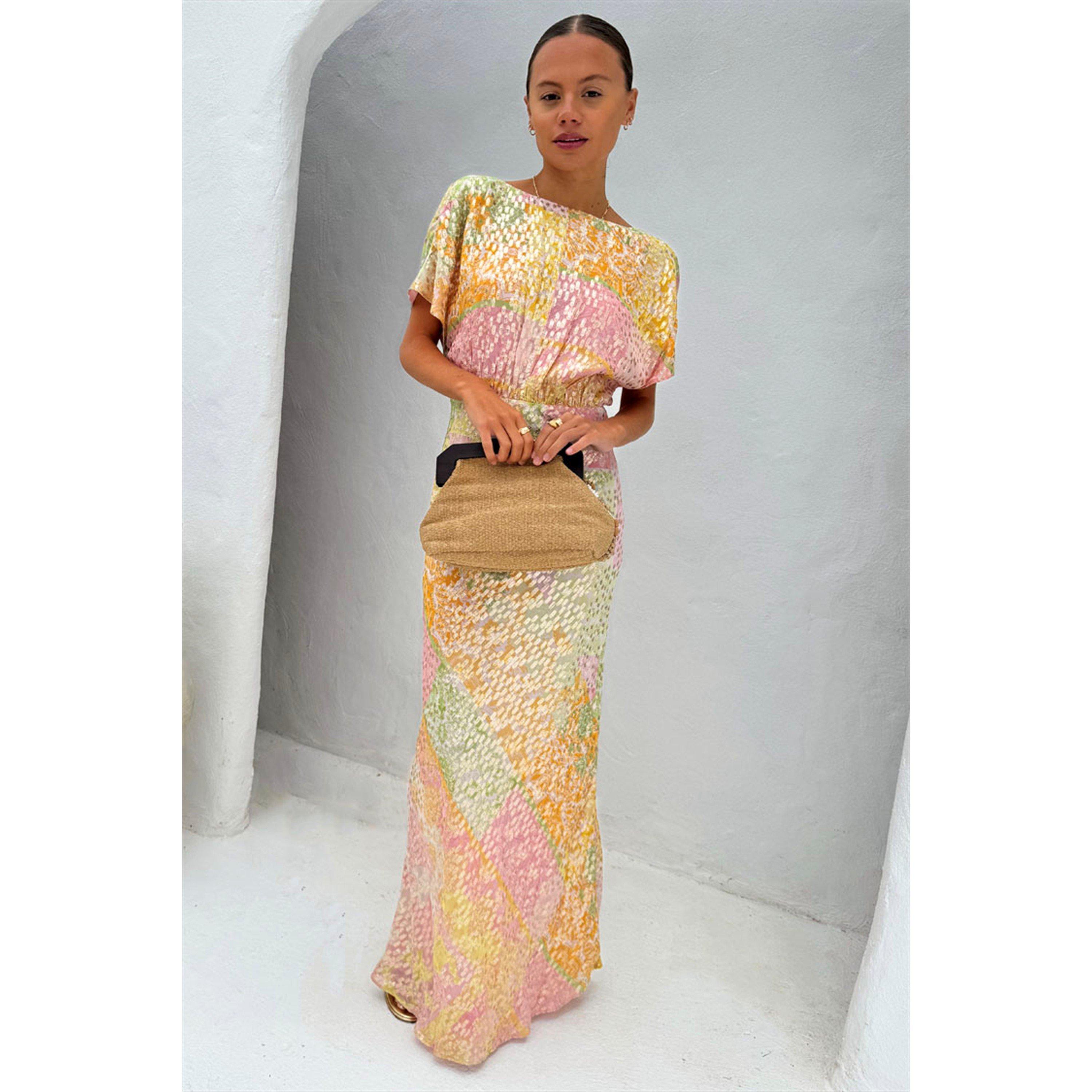 Pink - Never Fully Dressed - Women's Boho Elodie Maxi Dress - 6