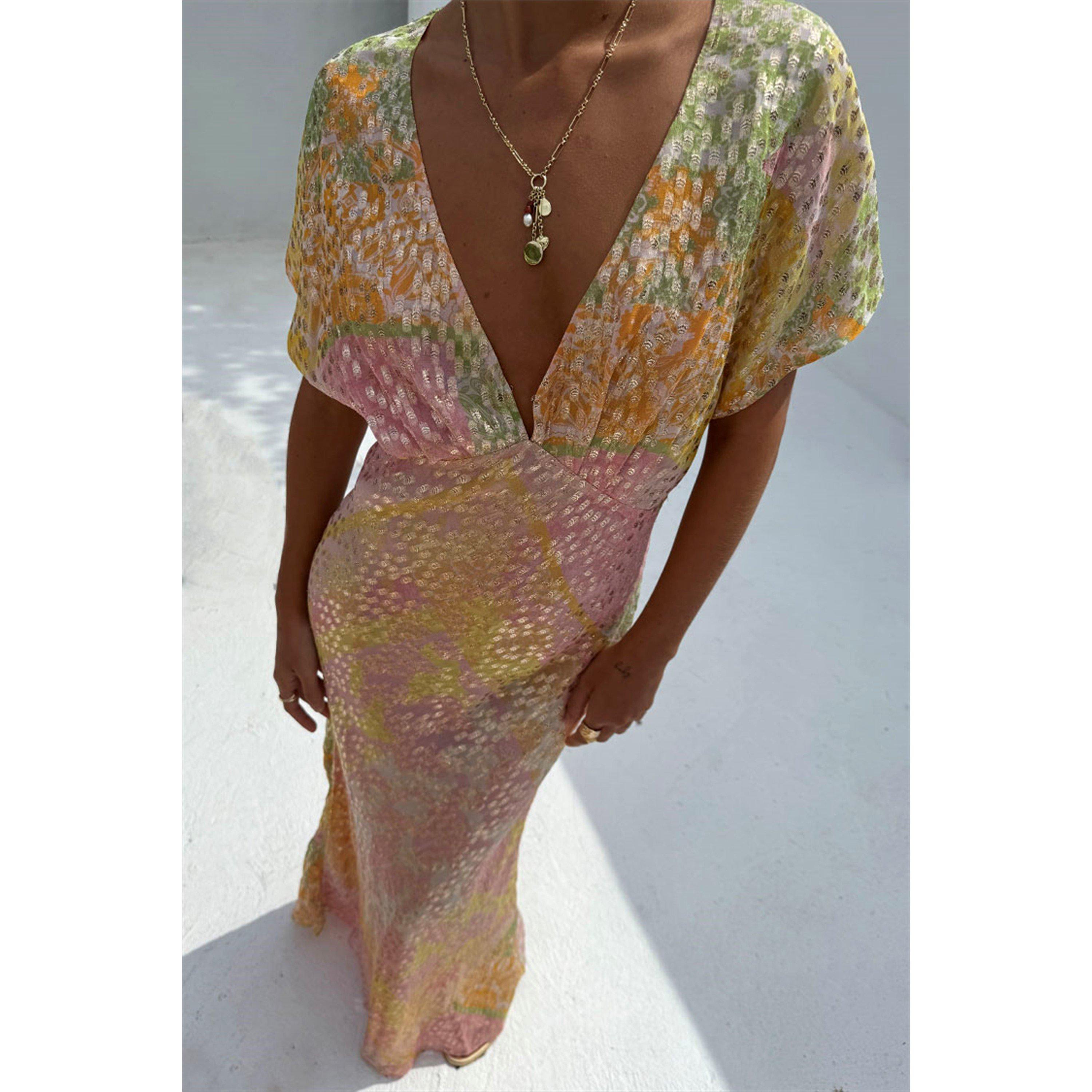 Pink - Never Fully Dressed - Women's Boho Elodie Maxi Dress - 9