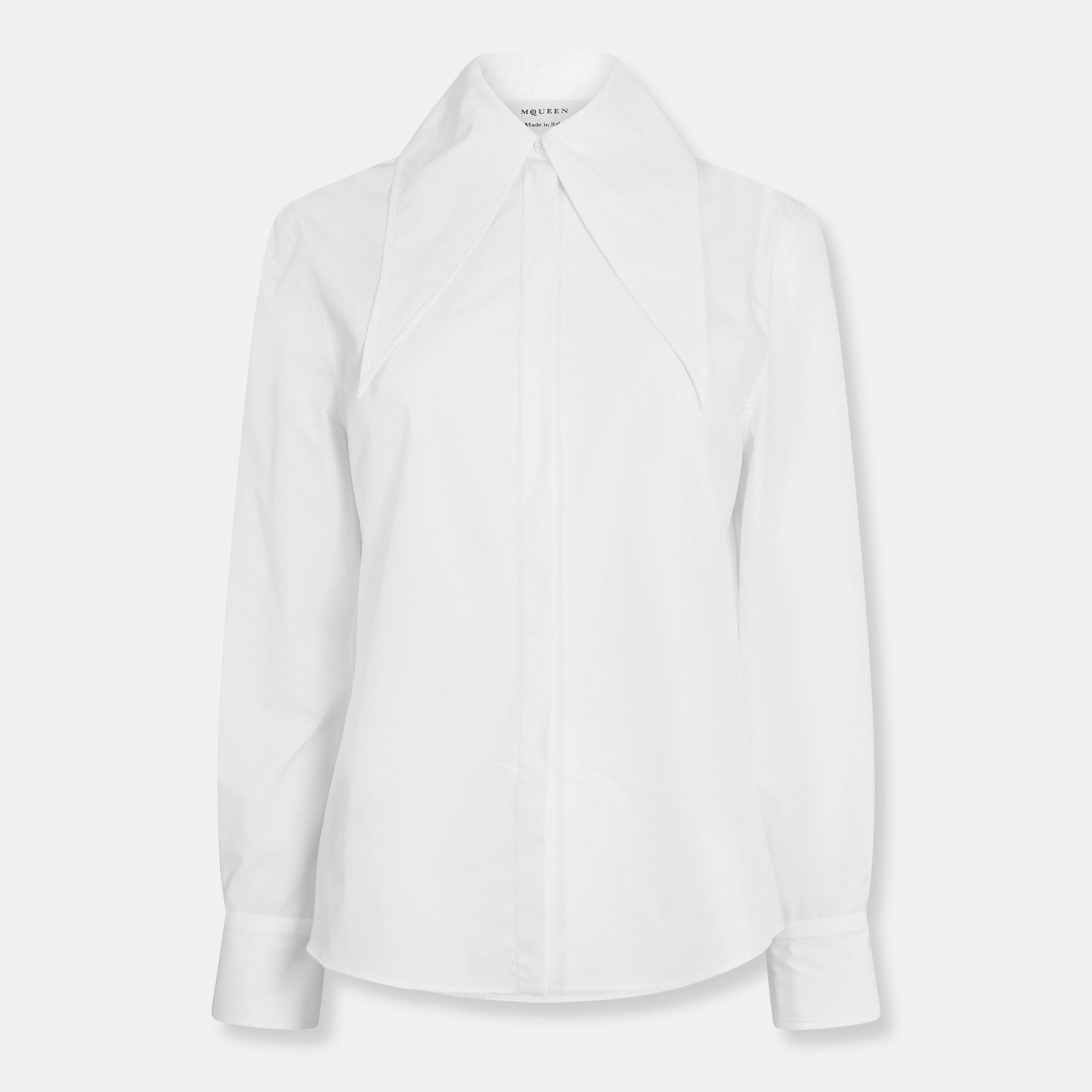 Alexander McQueen | Women's Alex Compact Long Sleeve Plain Shirt