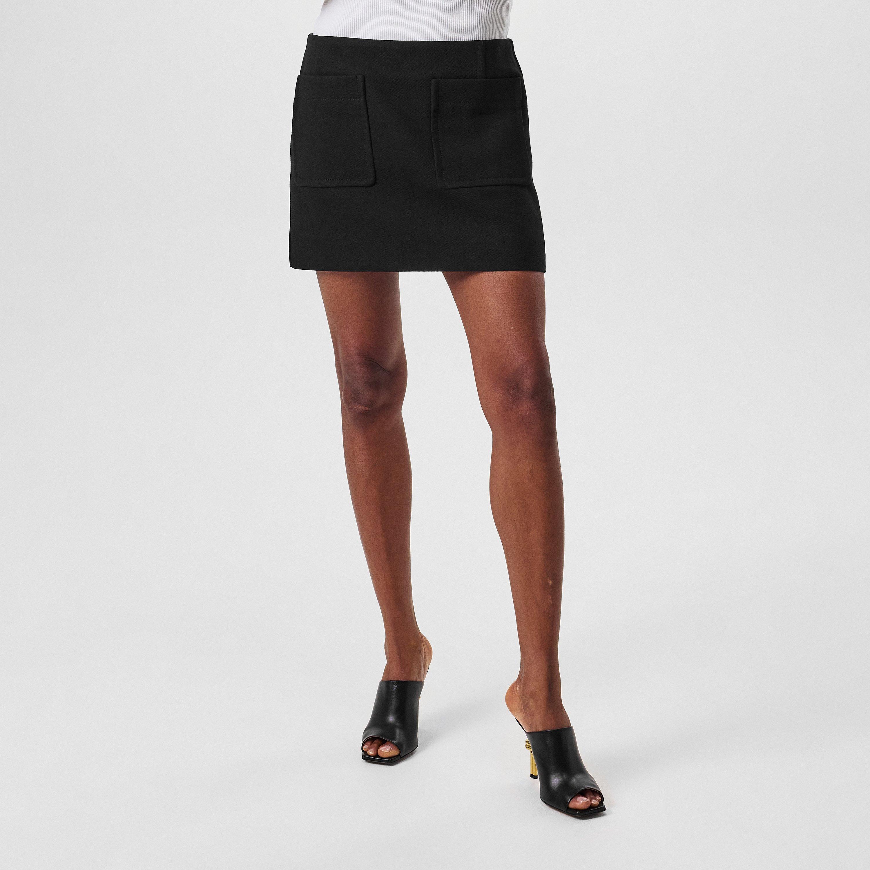 Black - Bottega Veneta - Double Cotton Skirt - 3