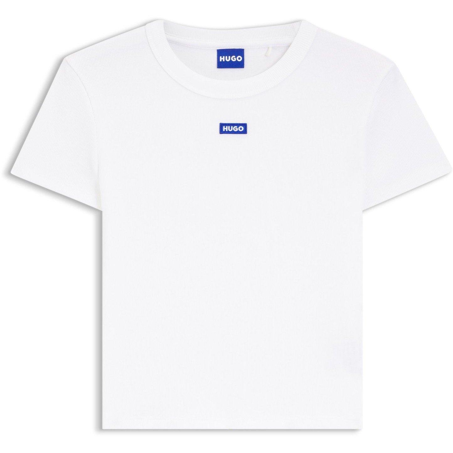 Hugo Women's Baby Tee B 10257055 01 - White - 8 (S)