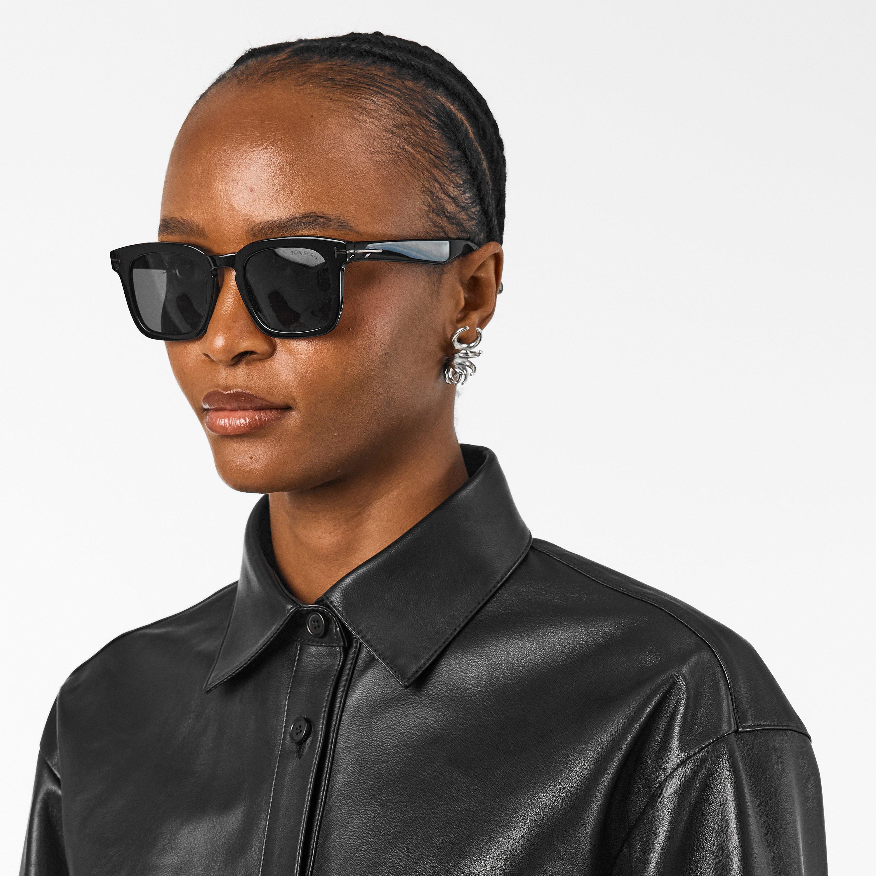 Black - Alexander McQueen - Women's Alex Soft Long-Sleeve Plain Shirt - 5