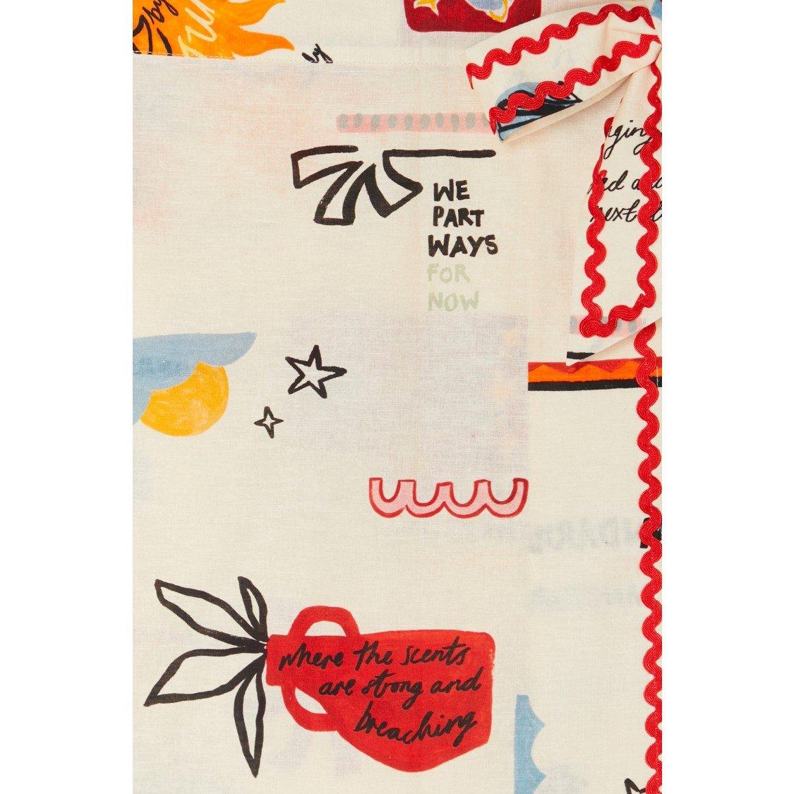 Cream - Never Fully Dressed - Women's Poema Jaspre Wrap Skirt - 3