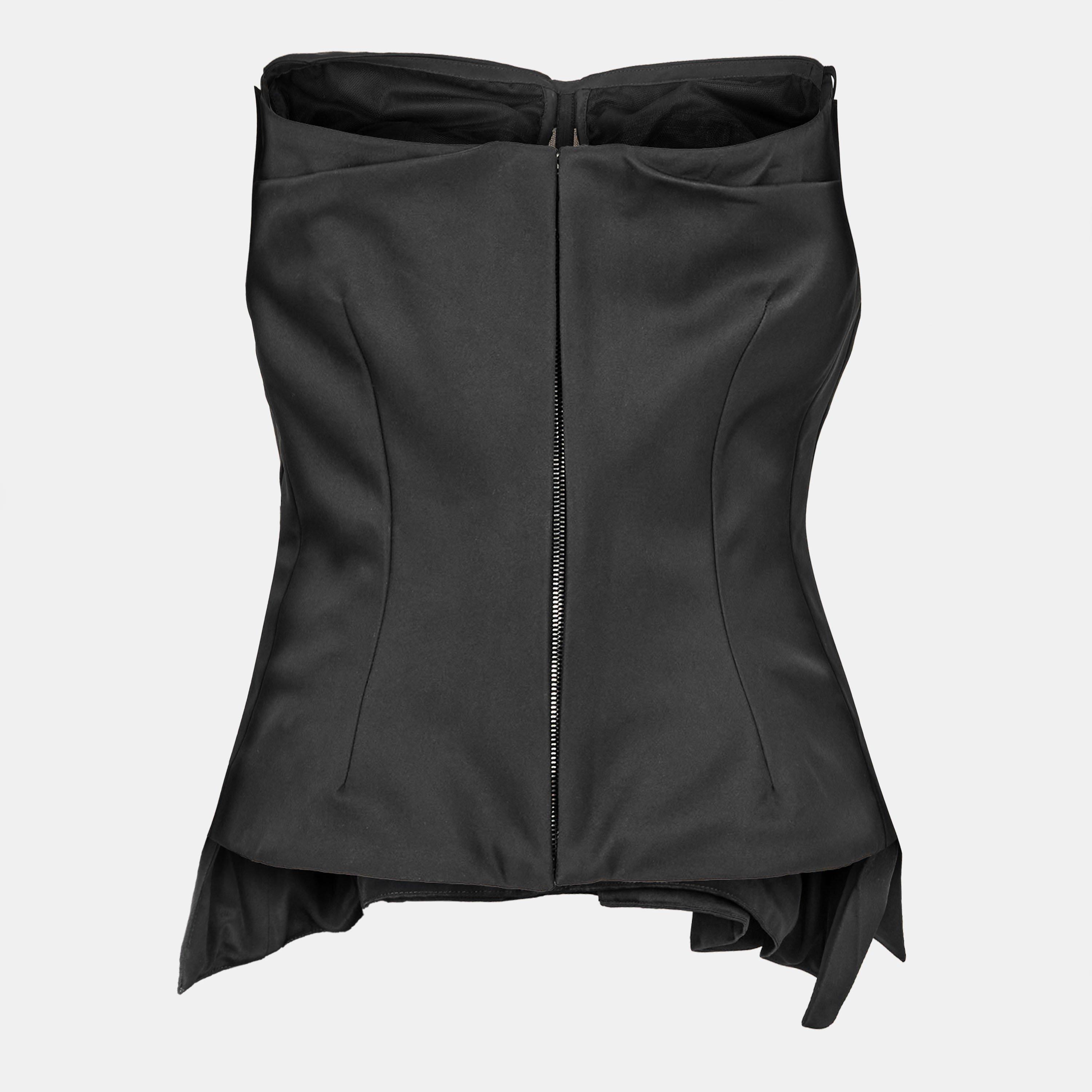 Black - Alexander McQueen - Women's Alex Corset Top - 2