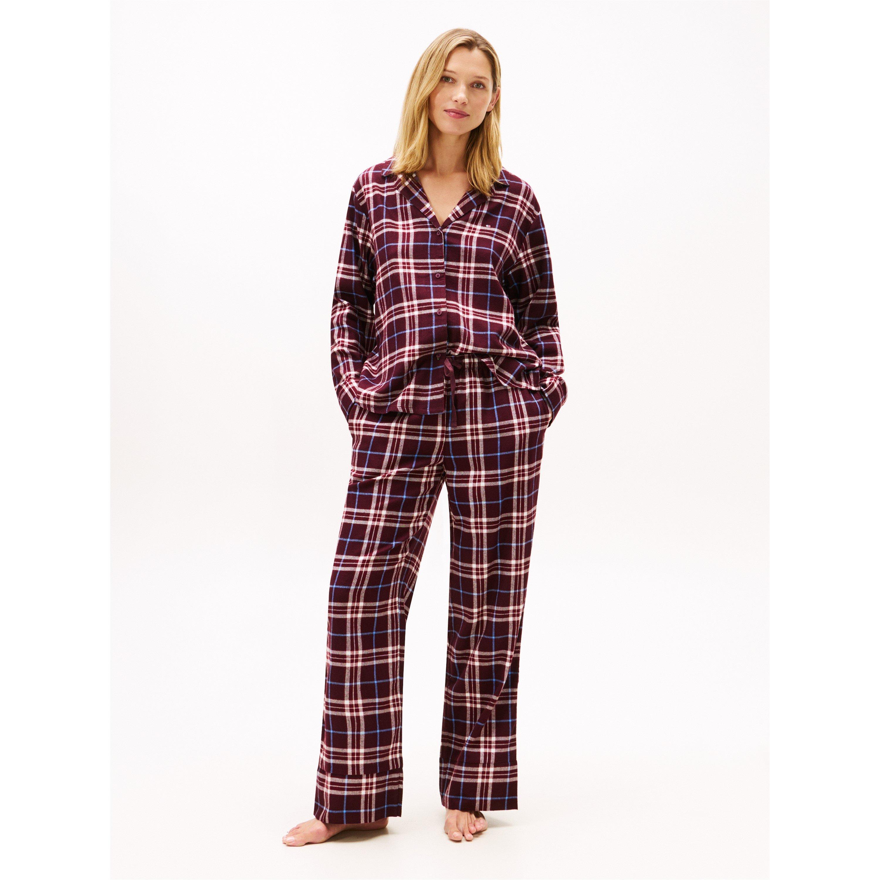 Burgundy - Tommy Hilfiger - Women's Long-Sleeve Pyjama Sets - 2