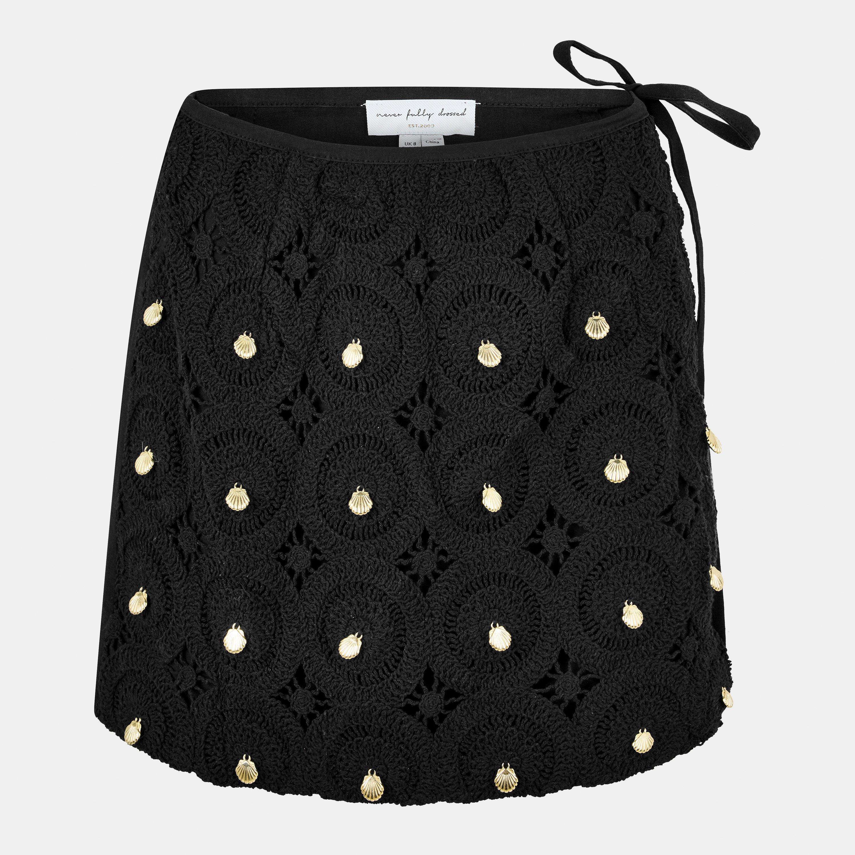 Black - Never Fully Dressed - Women's Shell Mini Skirt - 1