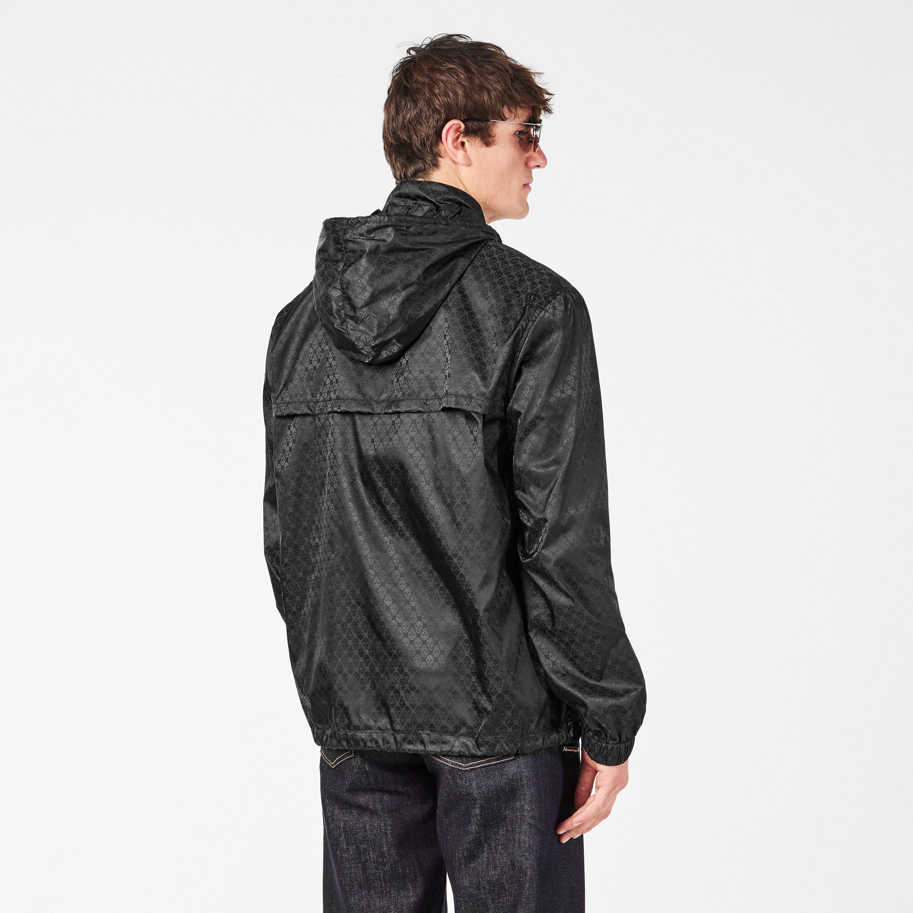 Black - Alexander McQueen - Men's  Weather-Resistant Windbreaker - 4