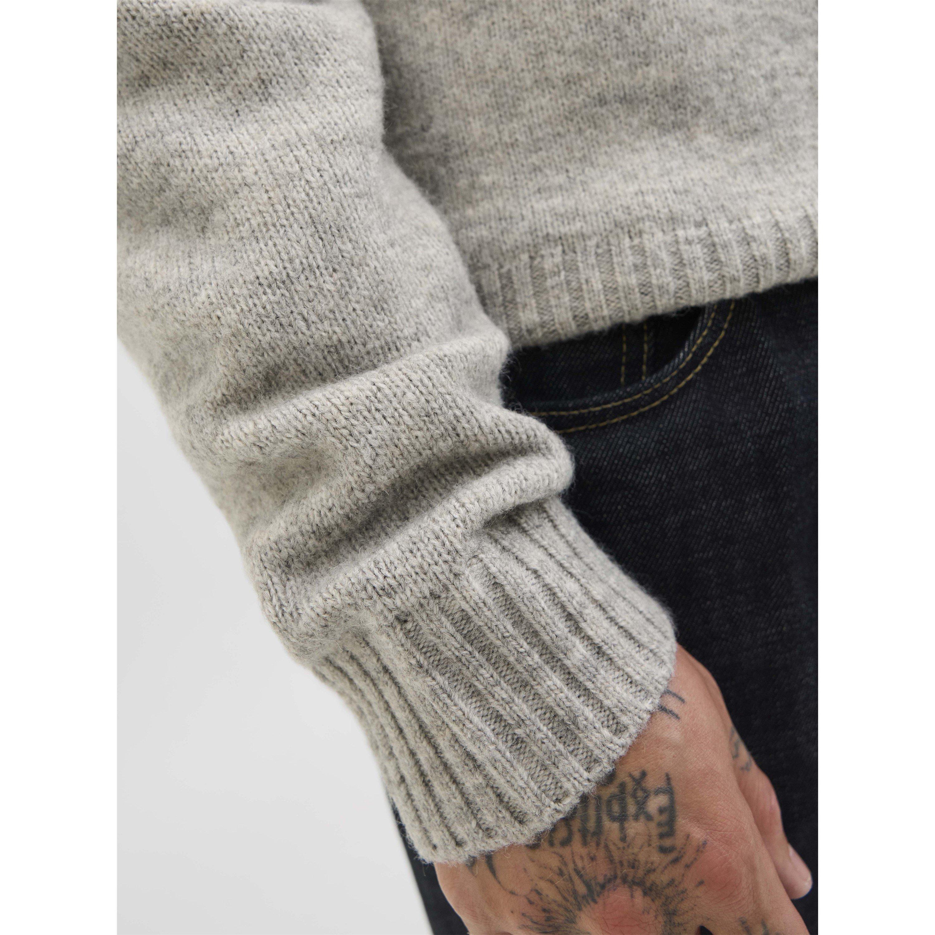 Lt Grey Melange - Jack and Jones - Jack Soho Ollie Knt Sn64 - 3