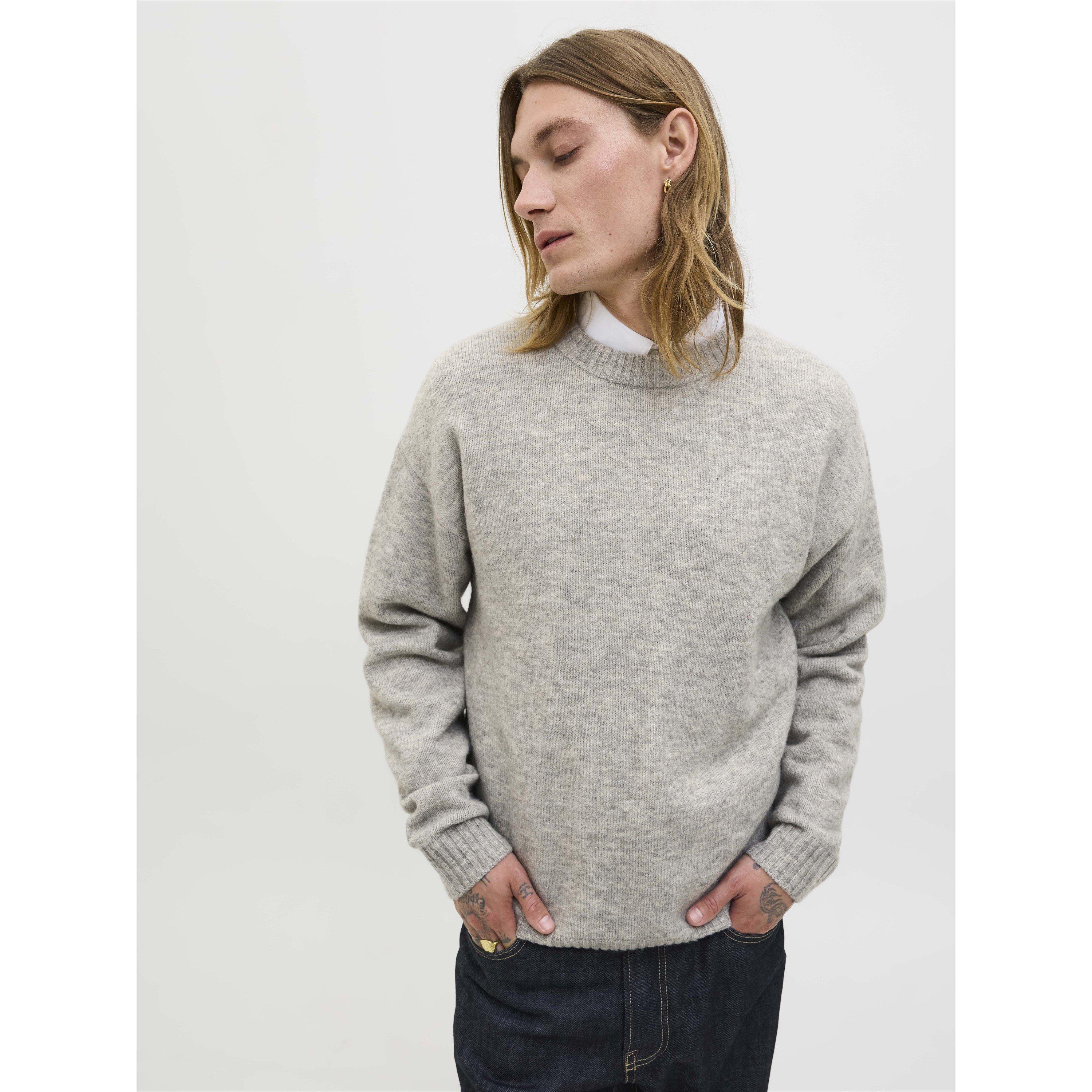Lt Grey Melange - Jack and Jones - Jack Soho Ollie Knt Sn64 - 6