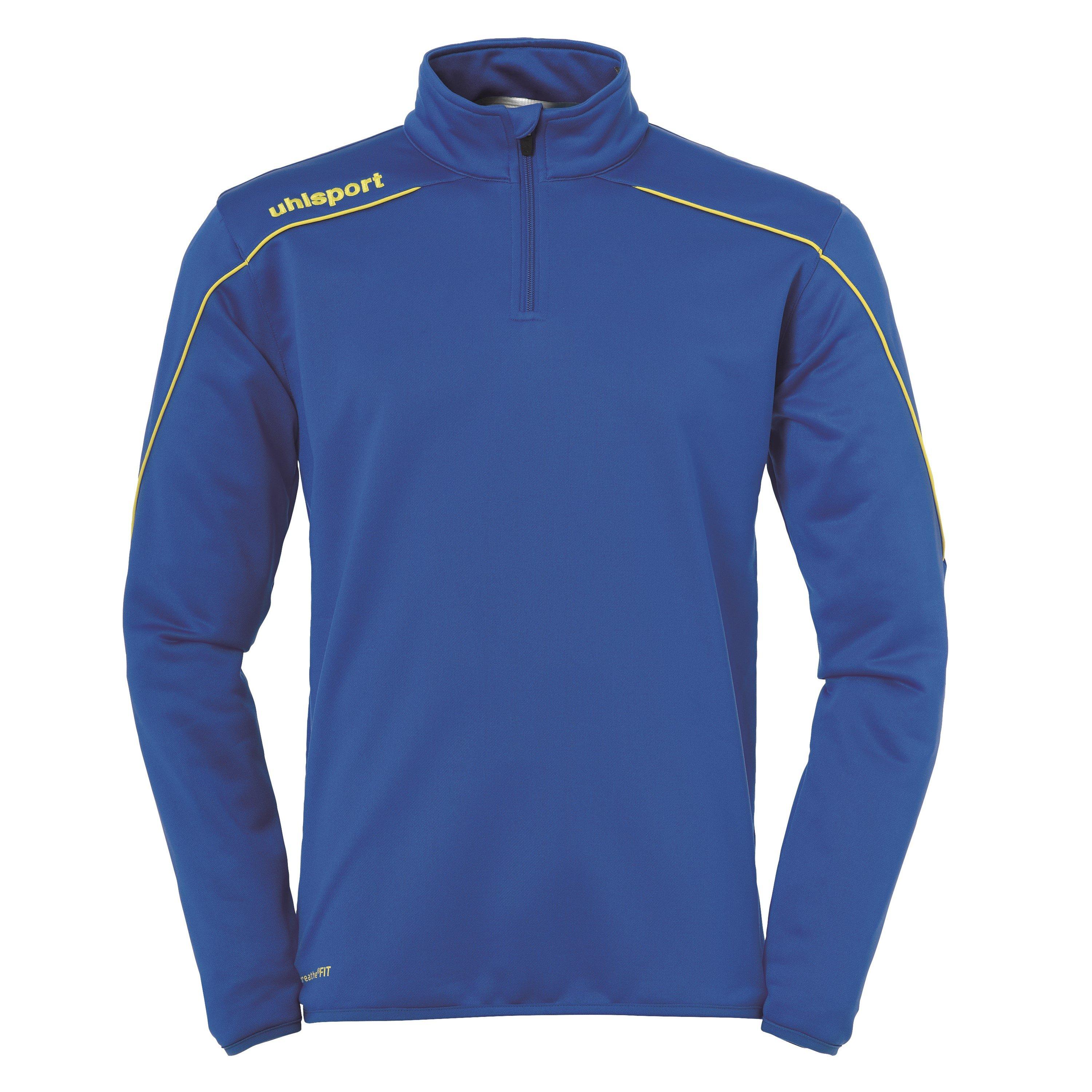 low
Bleu/Lime Jaune - Uhlsport - Men's Stream 22 Quarter-Zip Fleece - 1