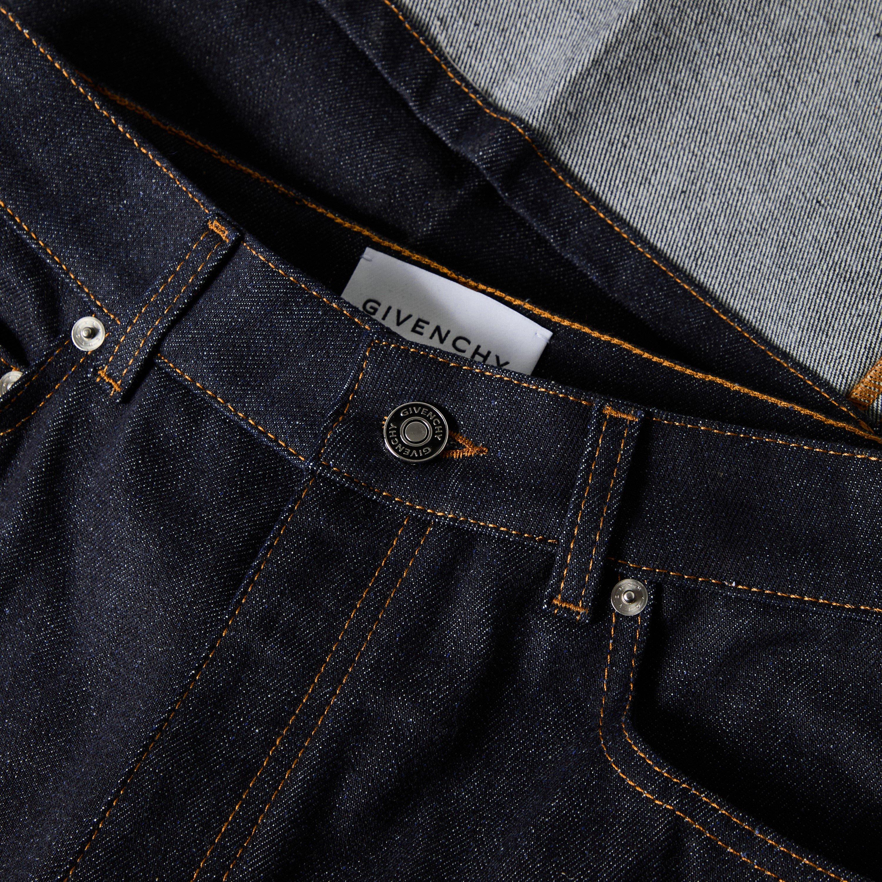 Dark Blue - GIVENCHY - Women's Wide Leg Jeans - 5