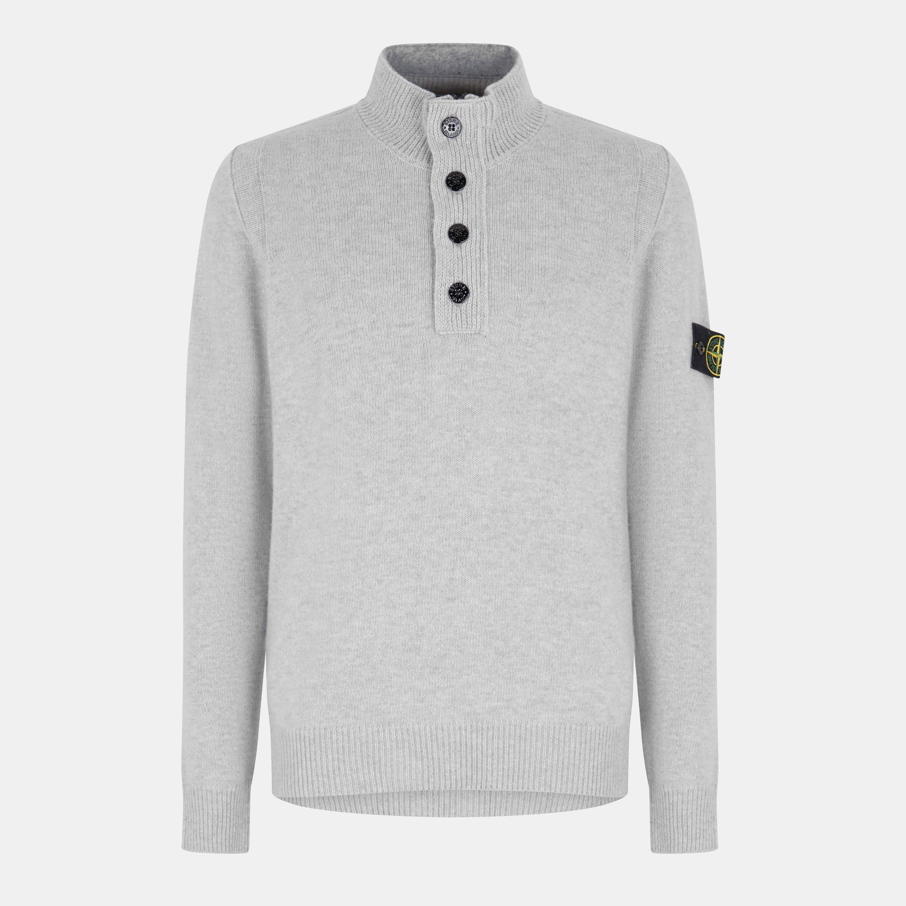 Polvere M V0M64 - Stone Island - Half-Button Jumper - 1