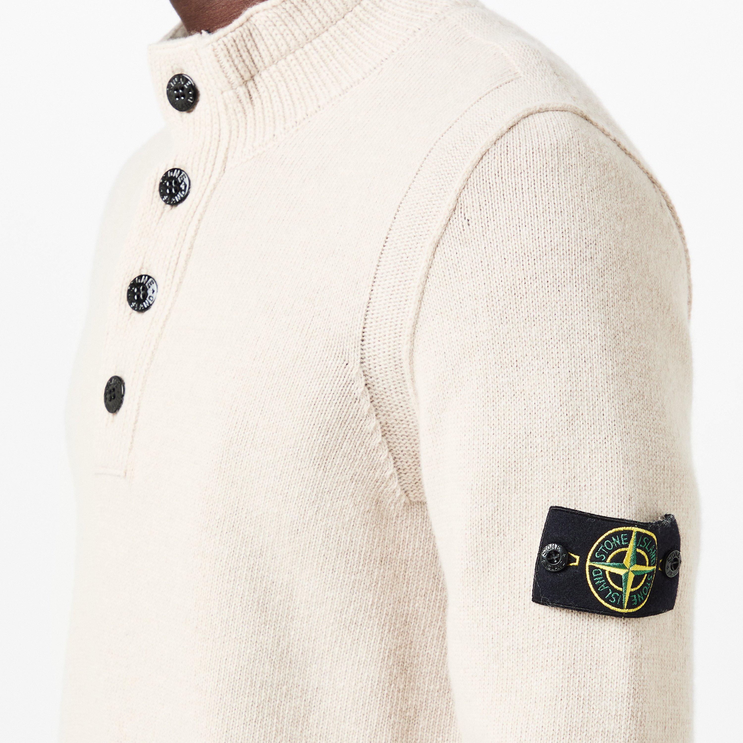 Deserto V009A - Stone Island - Half-Button Jumper - 5