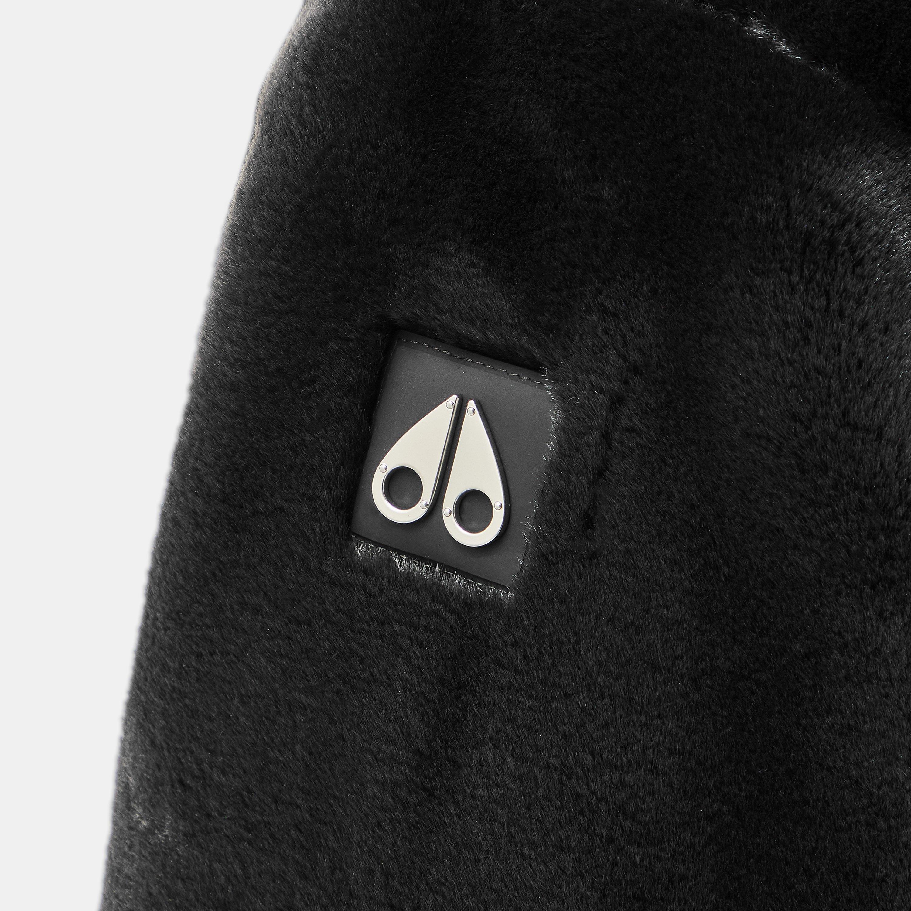 Black - Moose Knuckles - Women's Eaaton Bunny Thermal Insulation Bomber Jacket - 5