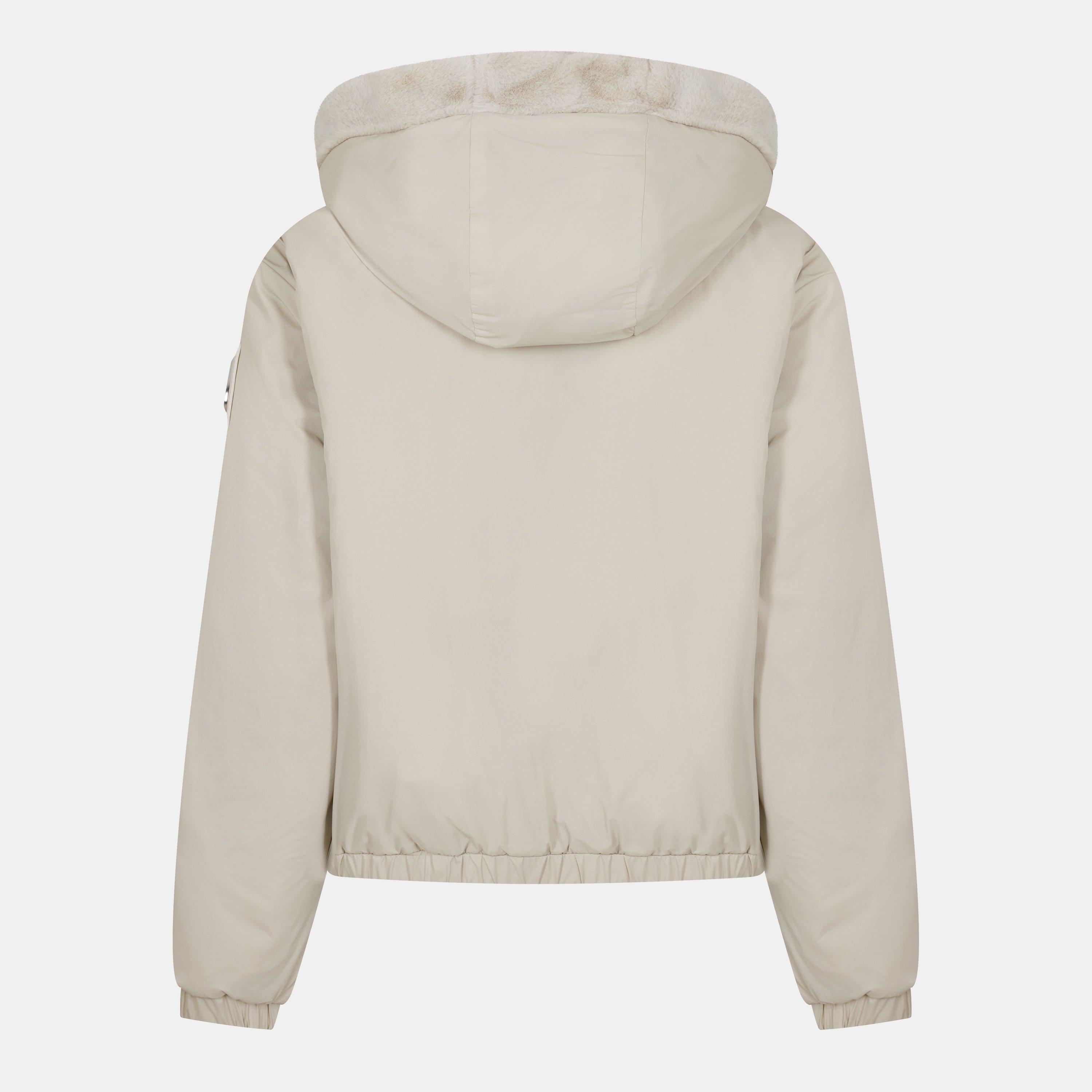 Alabaster - Moose Knuckles - Women's Eaaton Bunny Thermal Insulated Bomber Jacket - 2