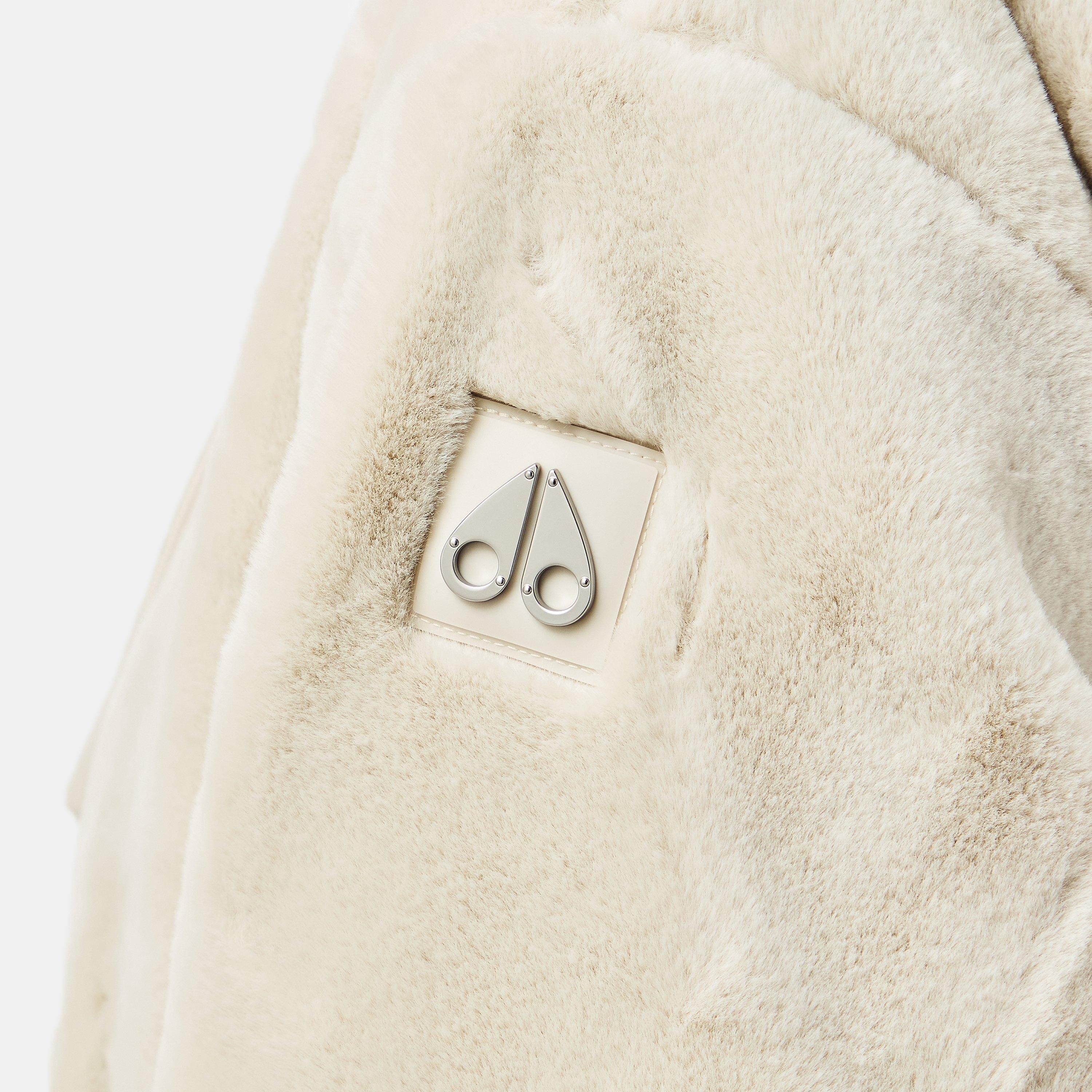 Alabaster - Moose Knuckles - Women's Eaaton Bunny Thermal Insulated Bomber Jacket - 5