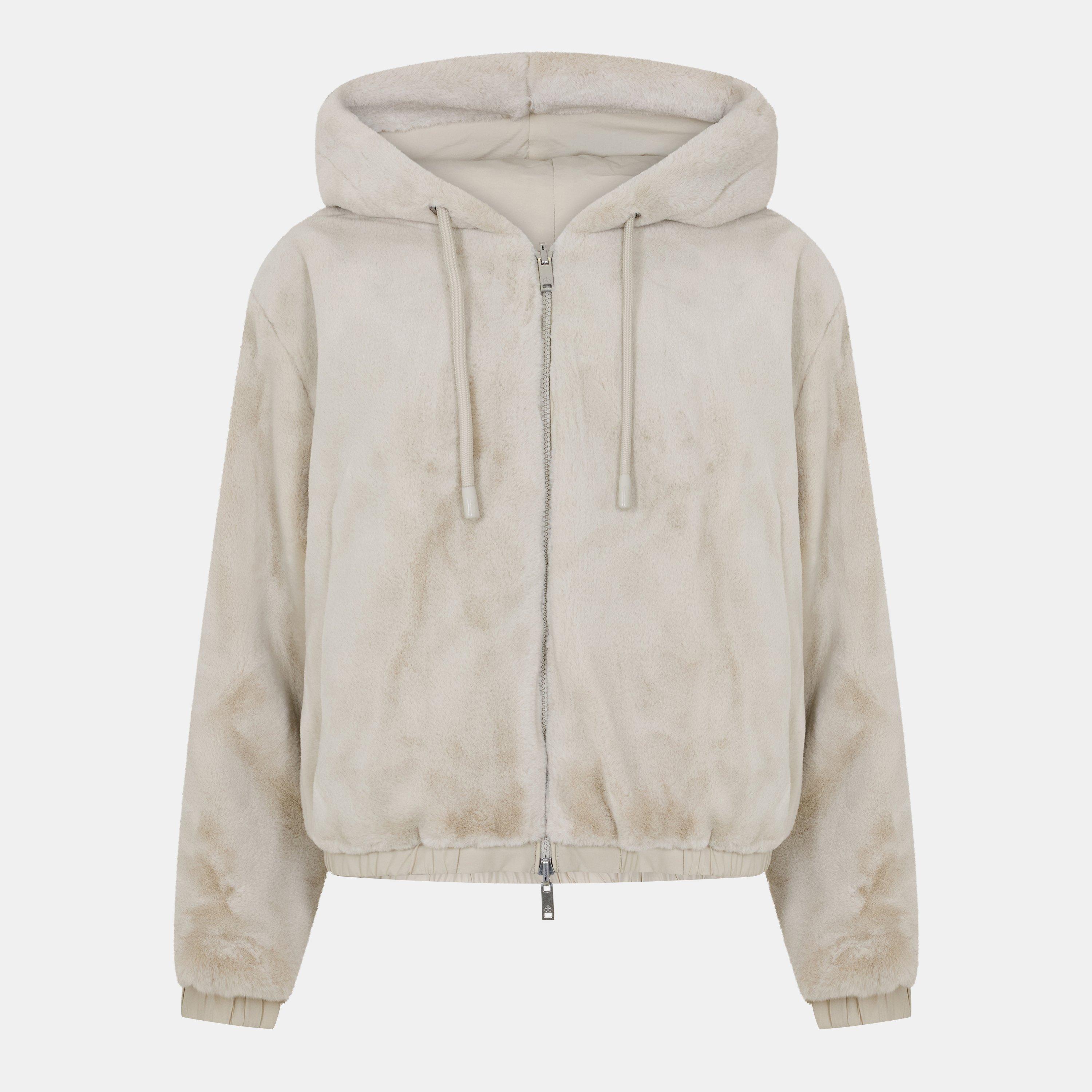 Alabaster - Moose Knuckles - Women's Eaaton Bunny Thermal Insulated Bomber Jacket - 7