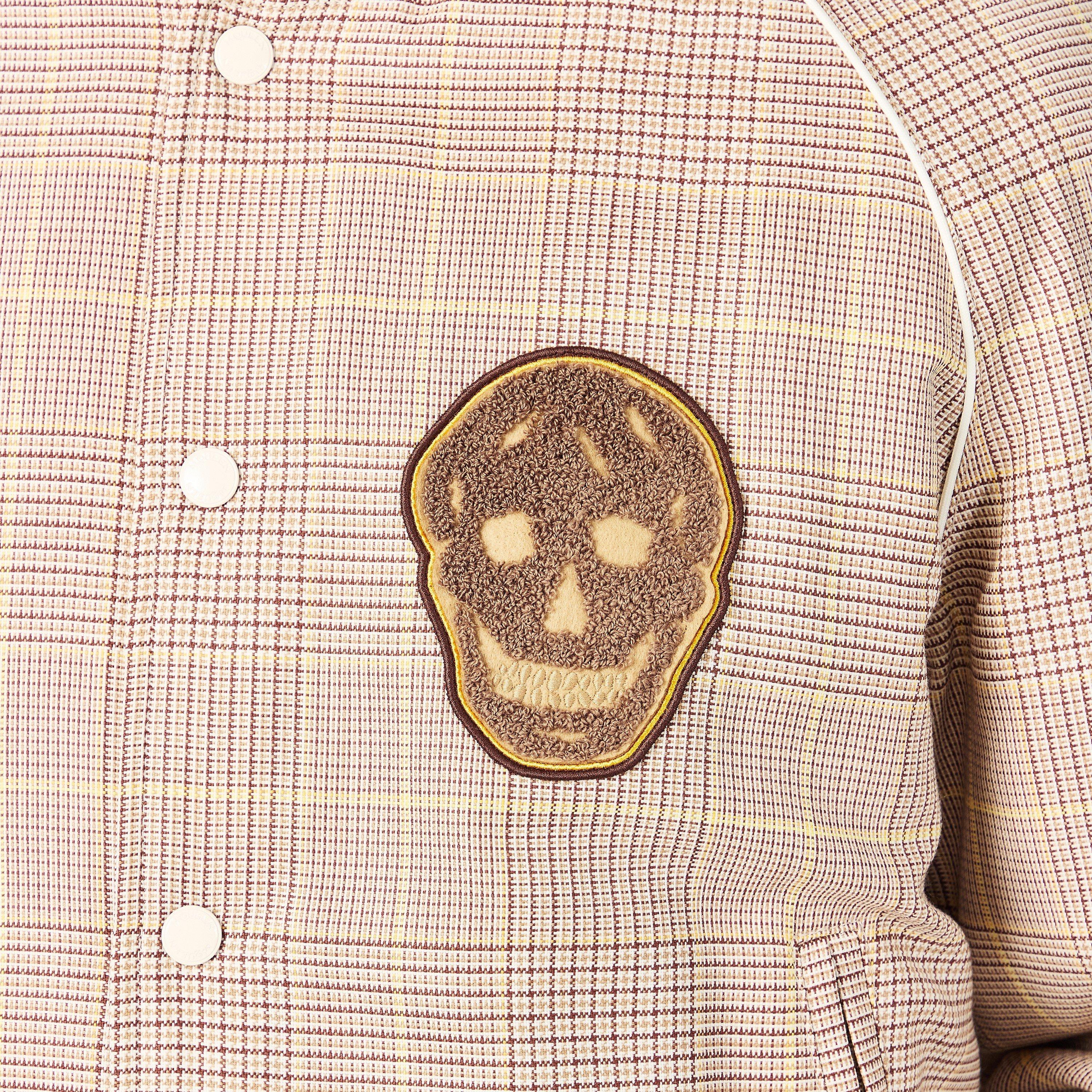 Ivory/Brwn - Alexander McQueen - Men's  Bomber Jacket - 5