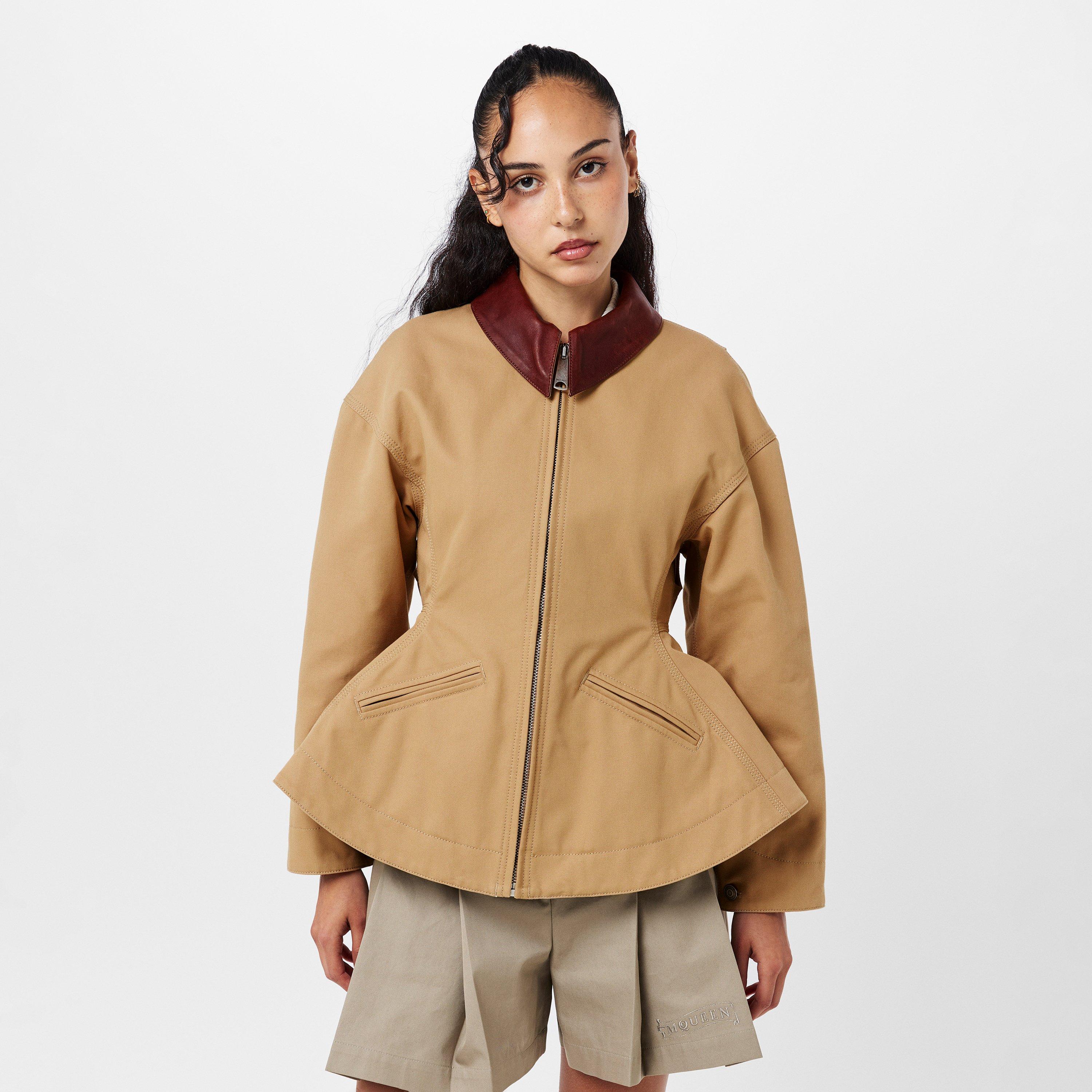 Beige - Alexander McQueen - Women's Alex Safari Field Jacket - 3