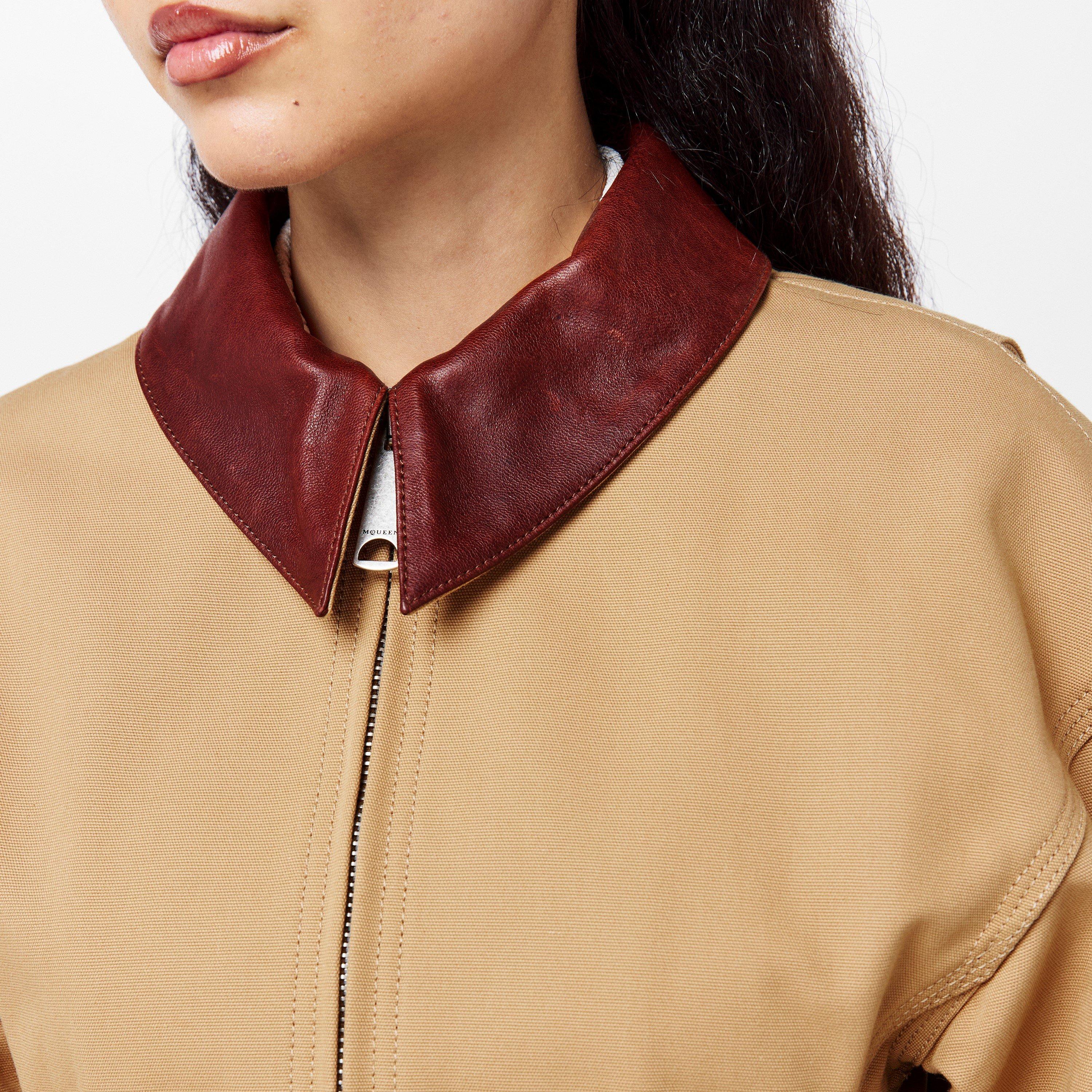 Beige - Alexander McQueen - Women's Alex Safari Field Jacket - 5