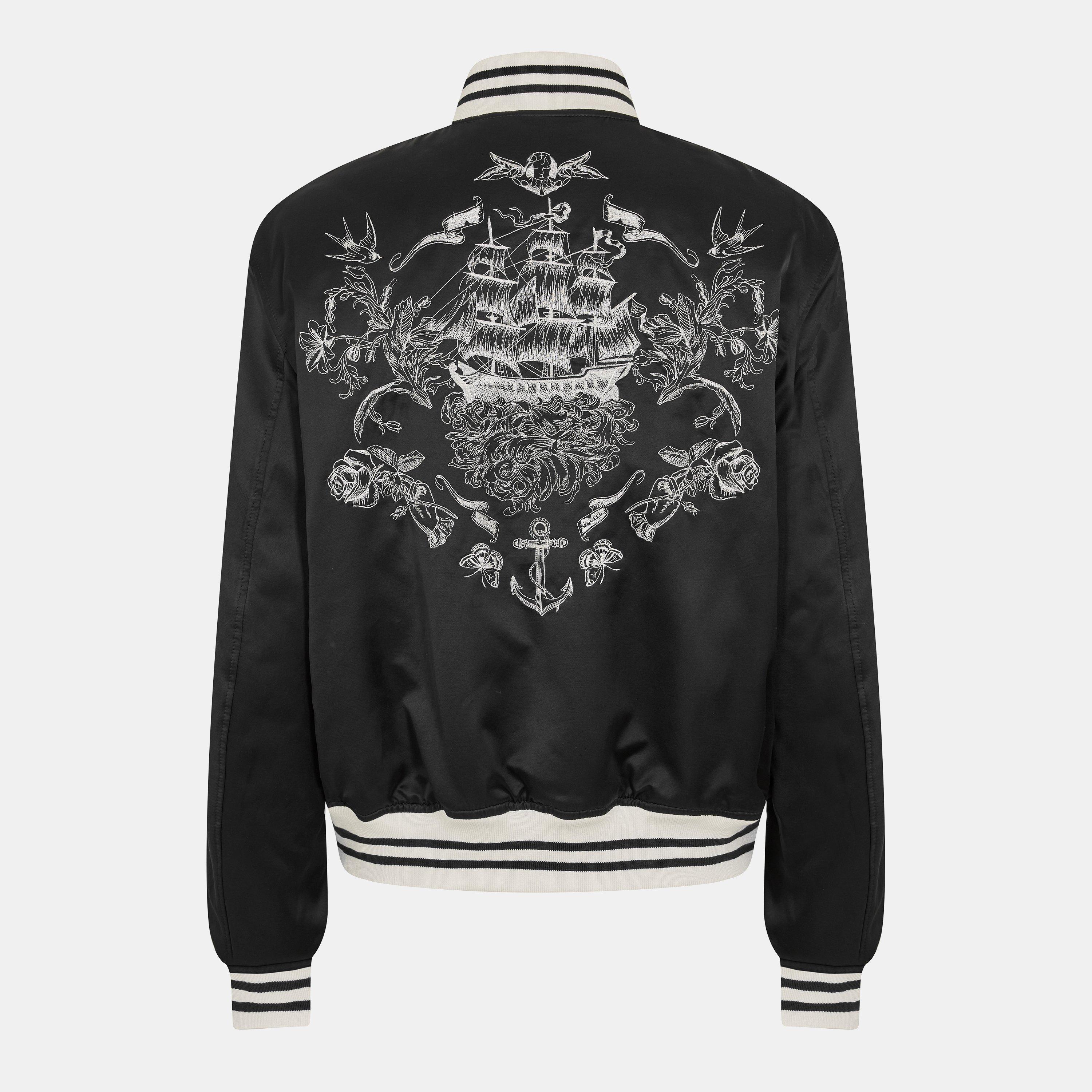 Black - Alexander McQueen - Men's Tailored Bomber Jacket - 2