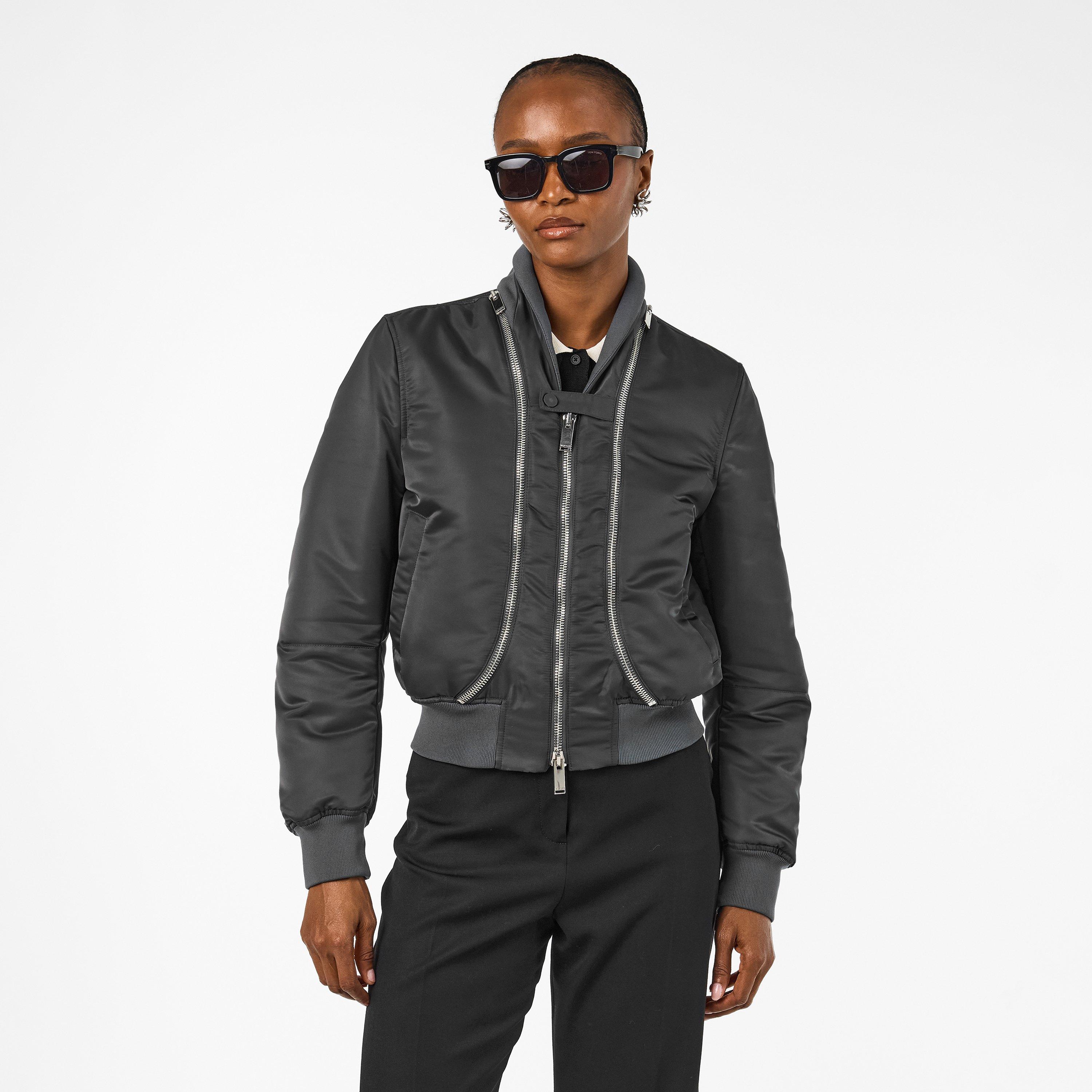 Alexander McQueen Women's Alex Bomber Jacket | Cruise Fashion