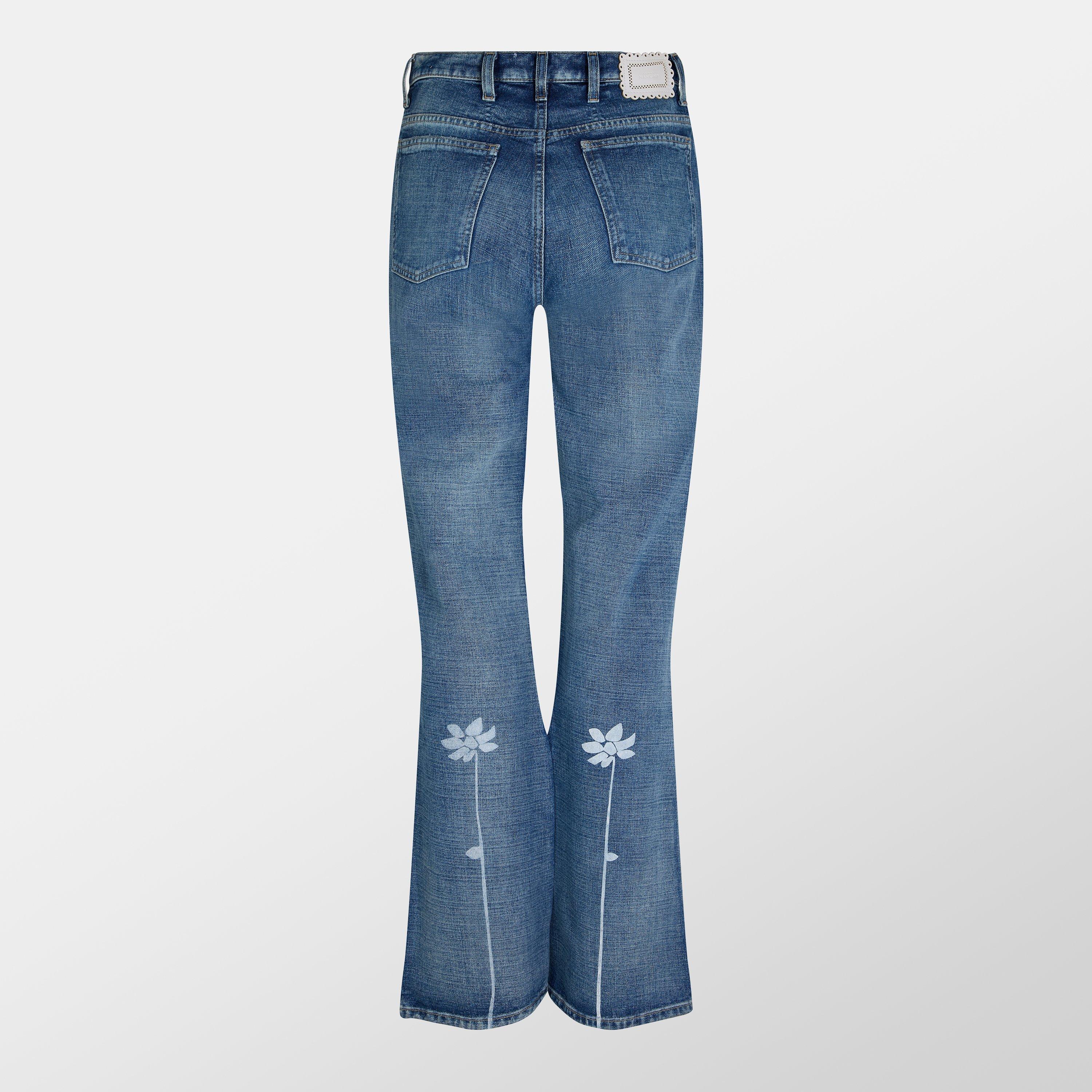 Exploded Floral - 7 For All Mankind - Women's Easy Bootcut Jeans - 2