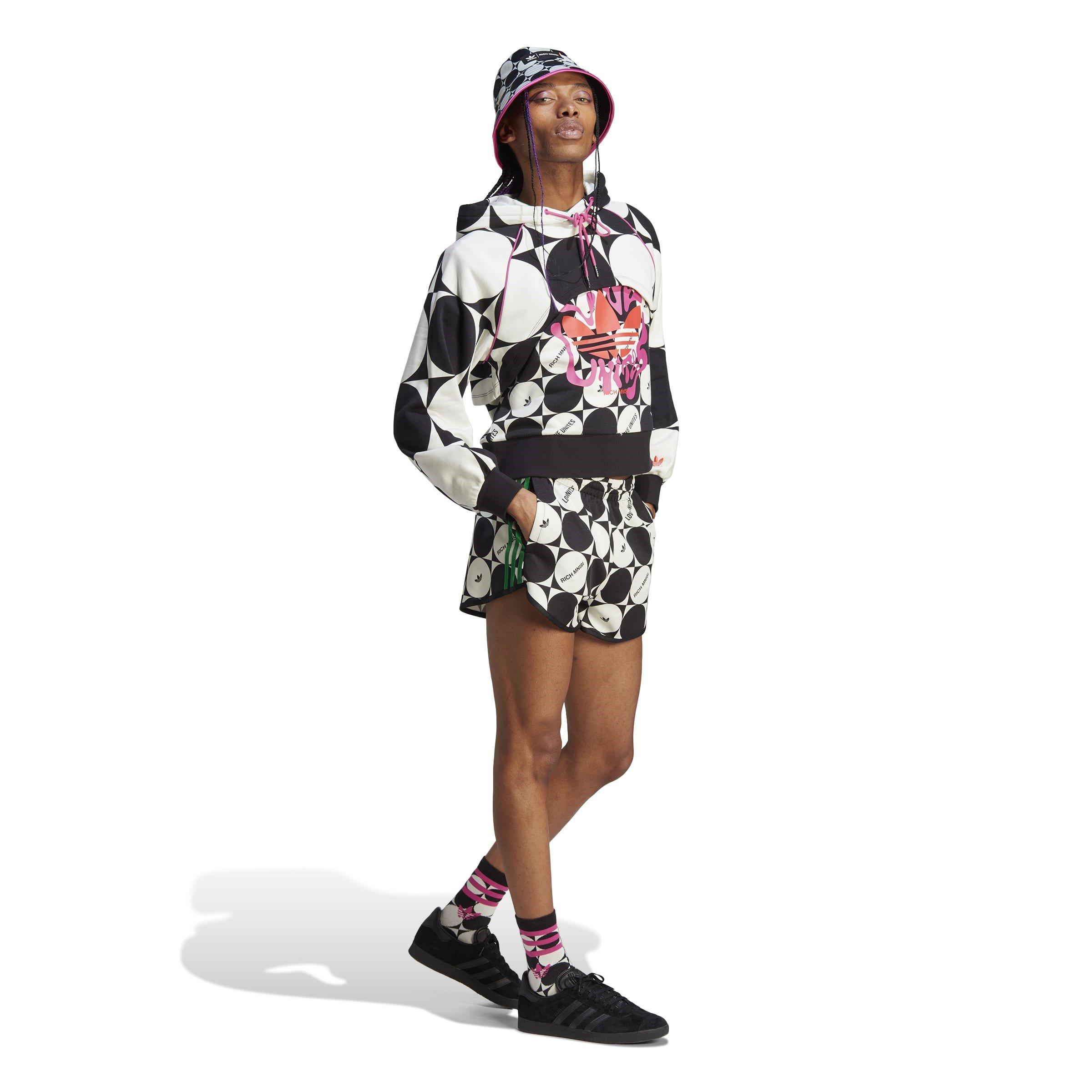 White - adidas Originals - Pride Flippy Shorts - 4