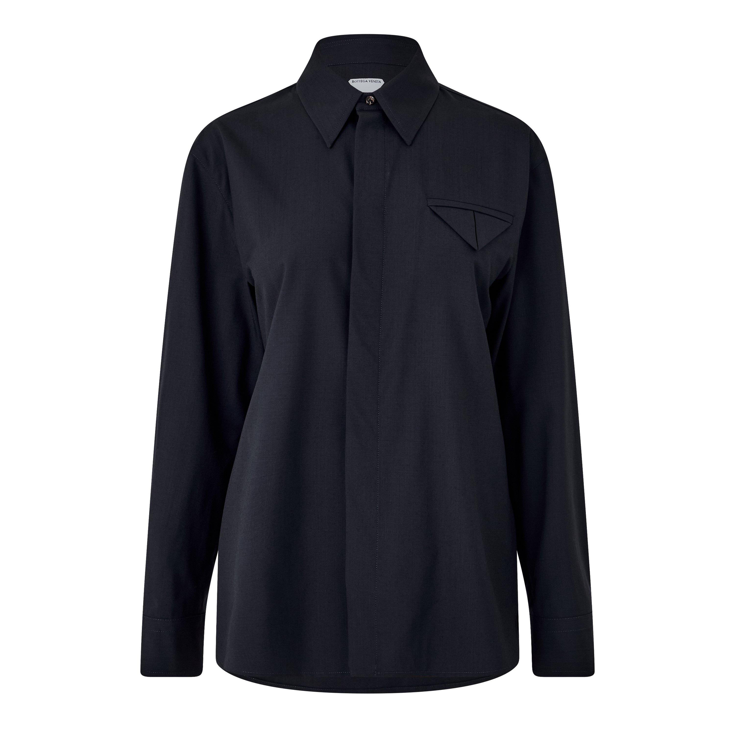 Bottega Veneta Classic Shirt - Midnight Blue - Size 6 (38)