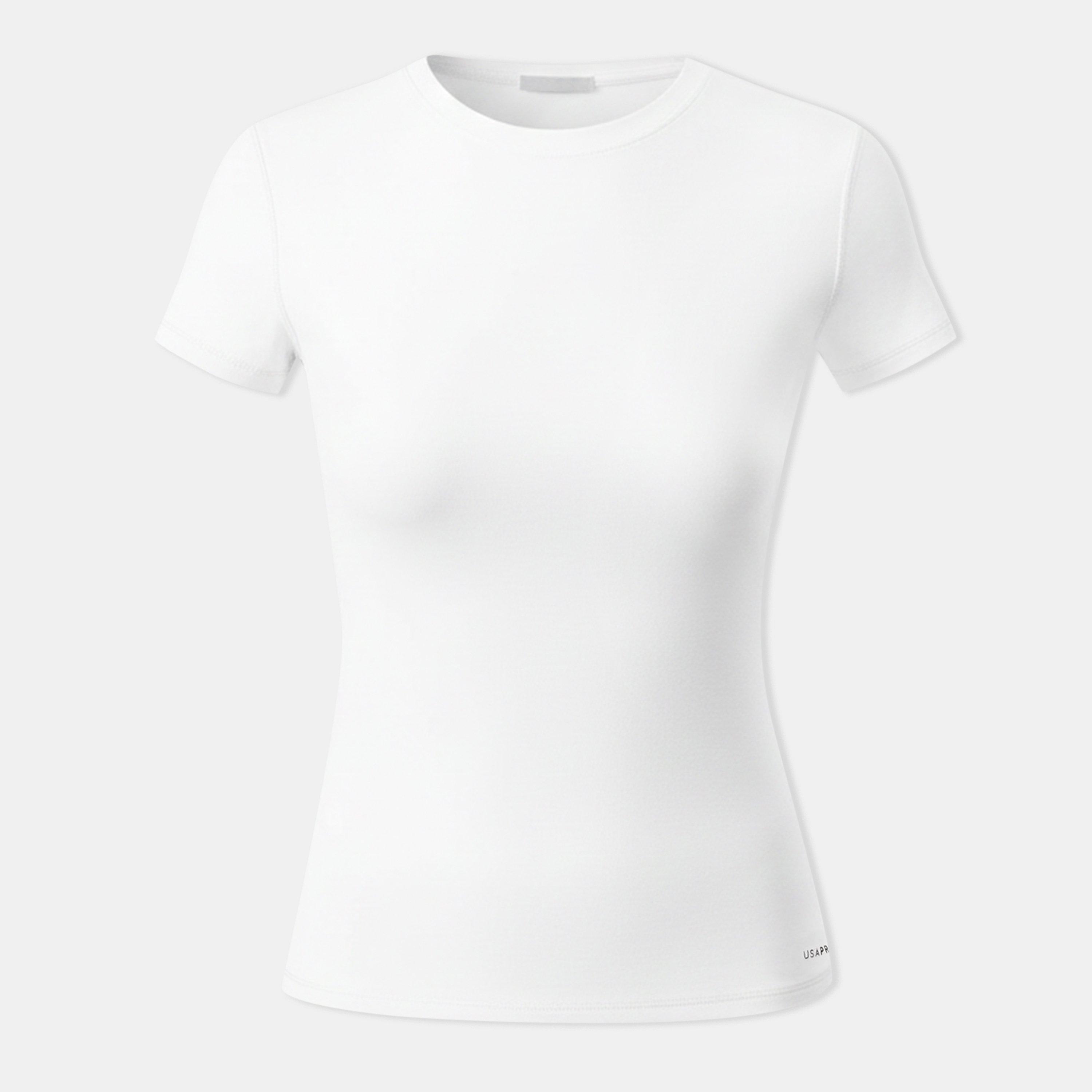 White - USA Pro - Women's Slim Fit T-Shirt - 1