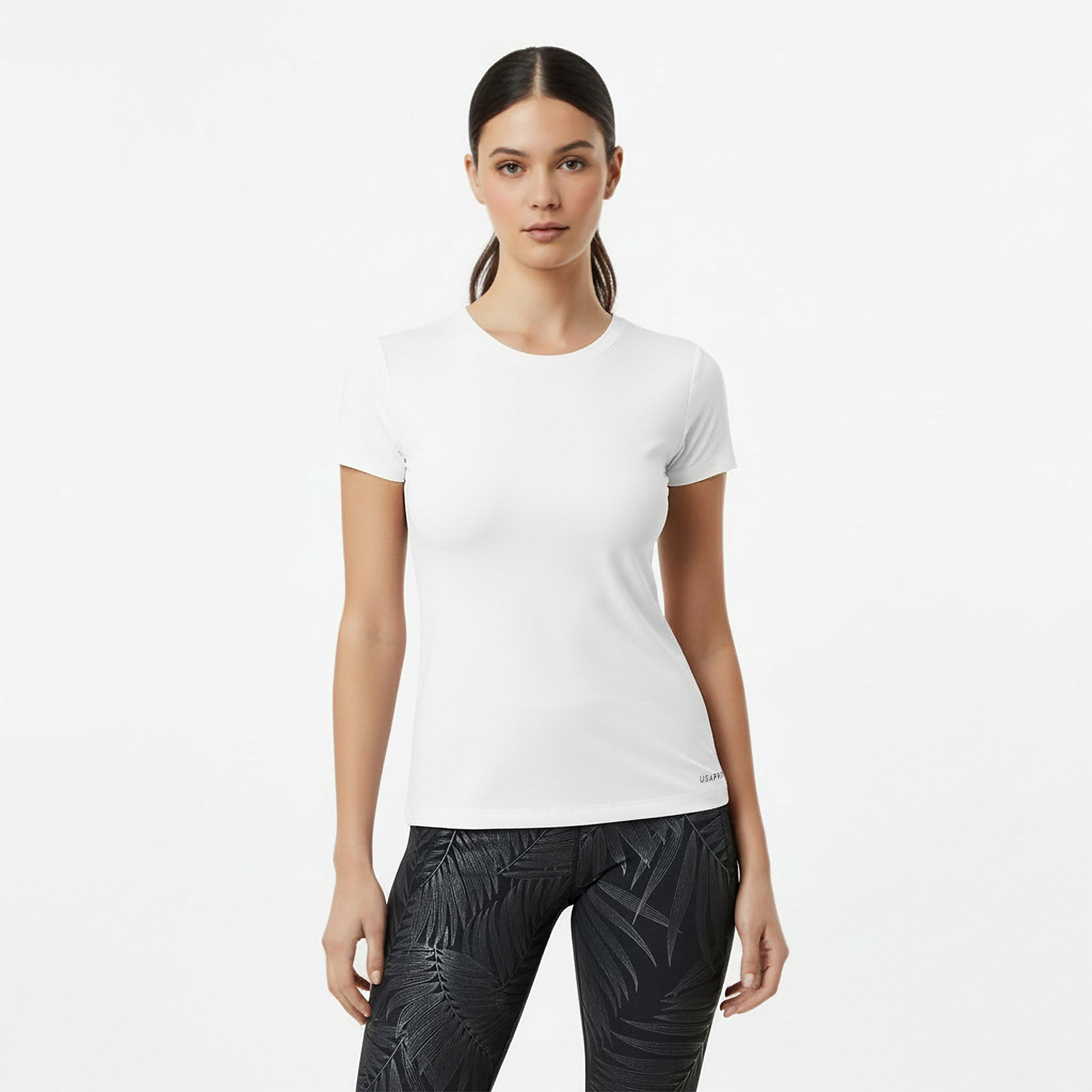 White - USA Pro - Slim Fit T-Shirt - 3